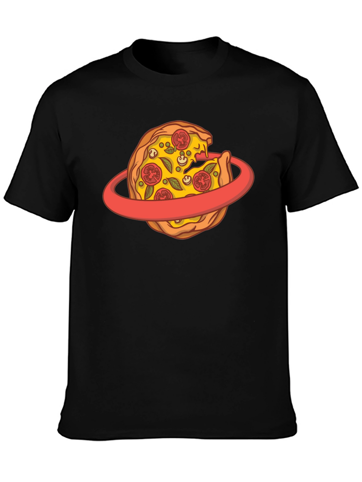Pizza Planet T-Shirt - Black Cotton Graphic Tee