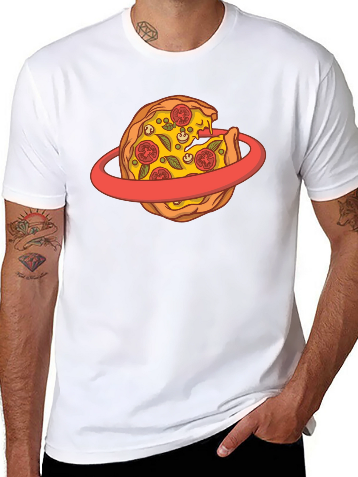 Pizza Planet T-Shirt - Black Cotton Graphic Tee