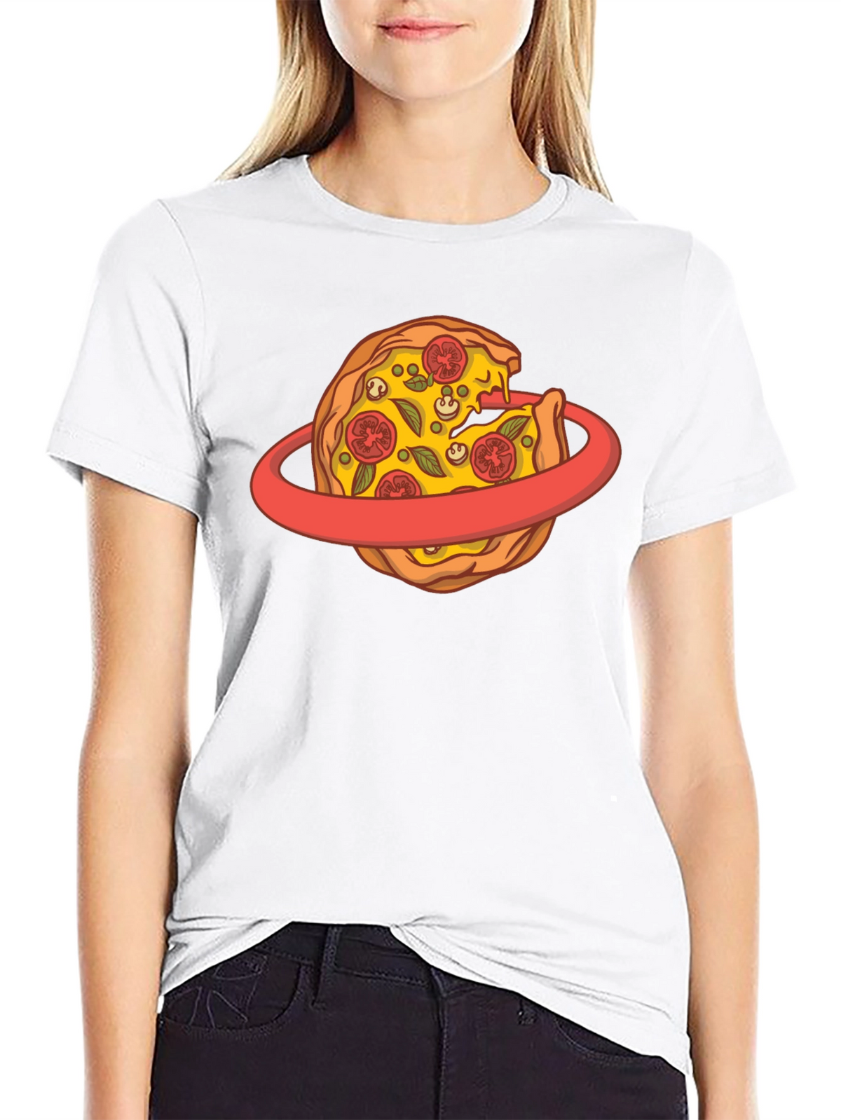 Pizza Planet T-Shirt - Black Cotton Graphic Tee