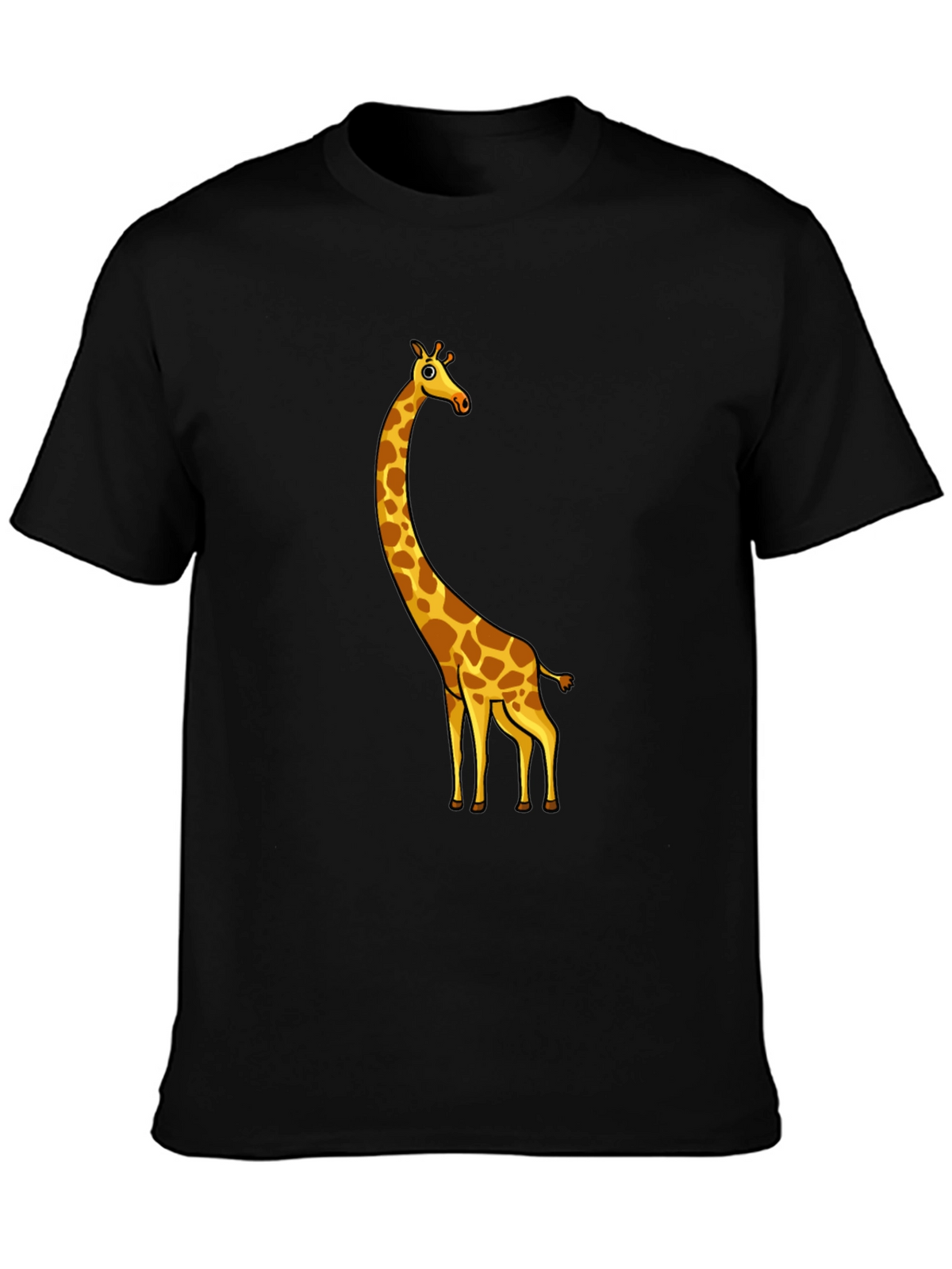 Giraffe Graphic Tee - Black