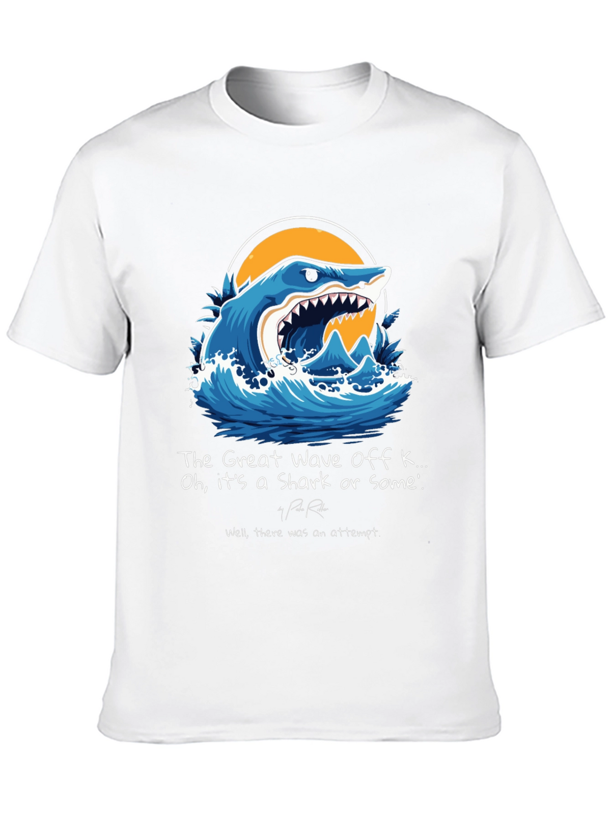 The Great Wave Shark Graphic Tee