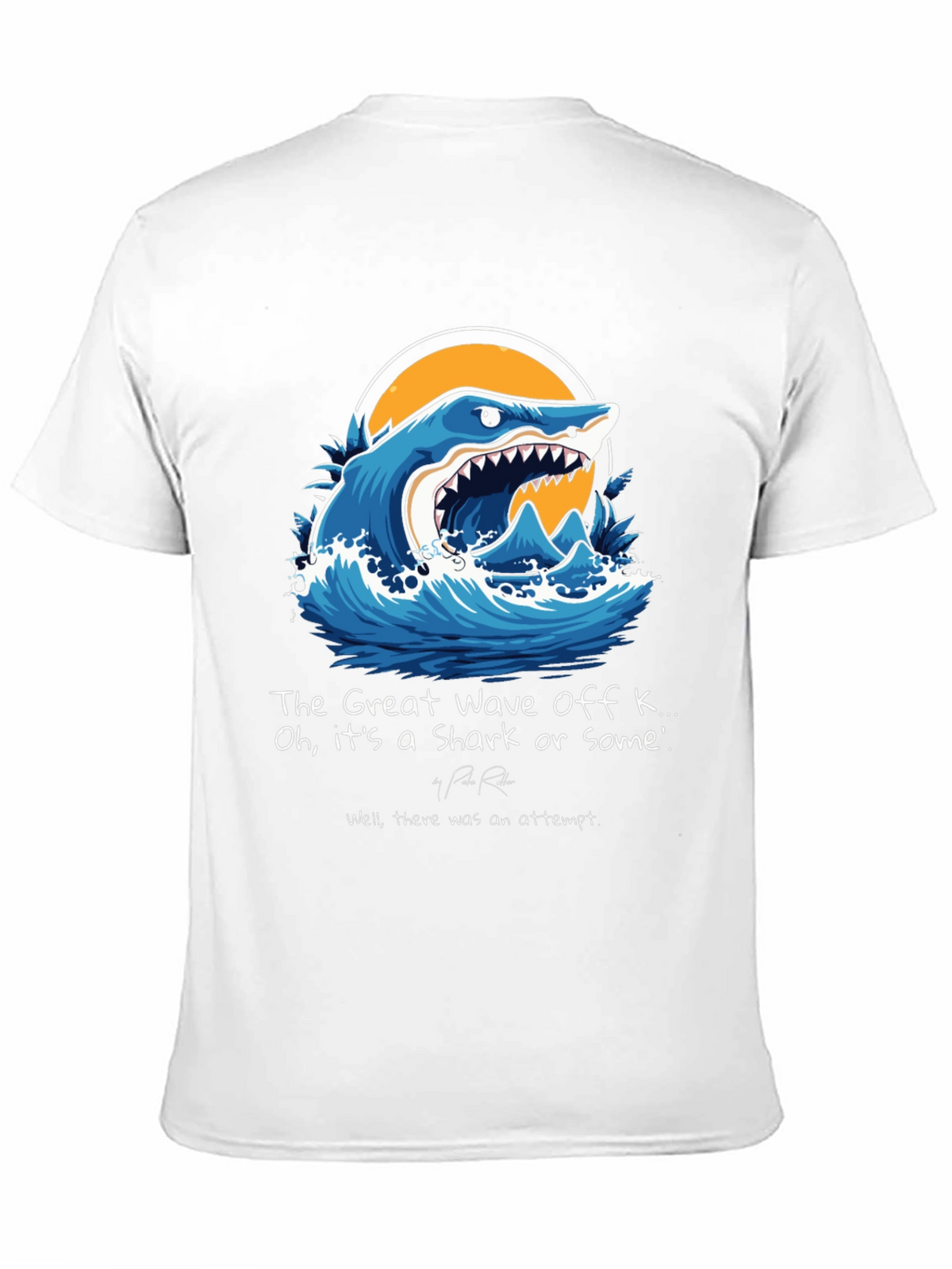 The Great Wave Shark Graphic Tee
