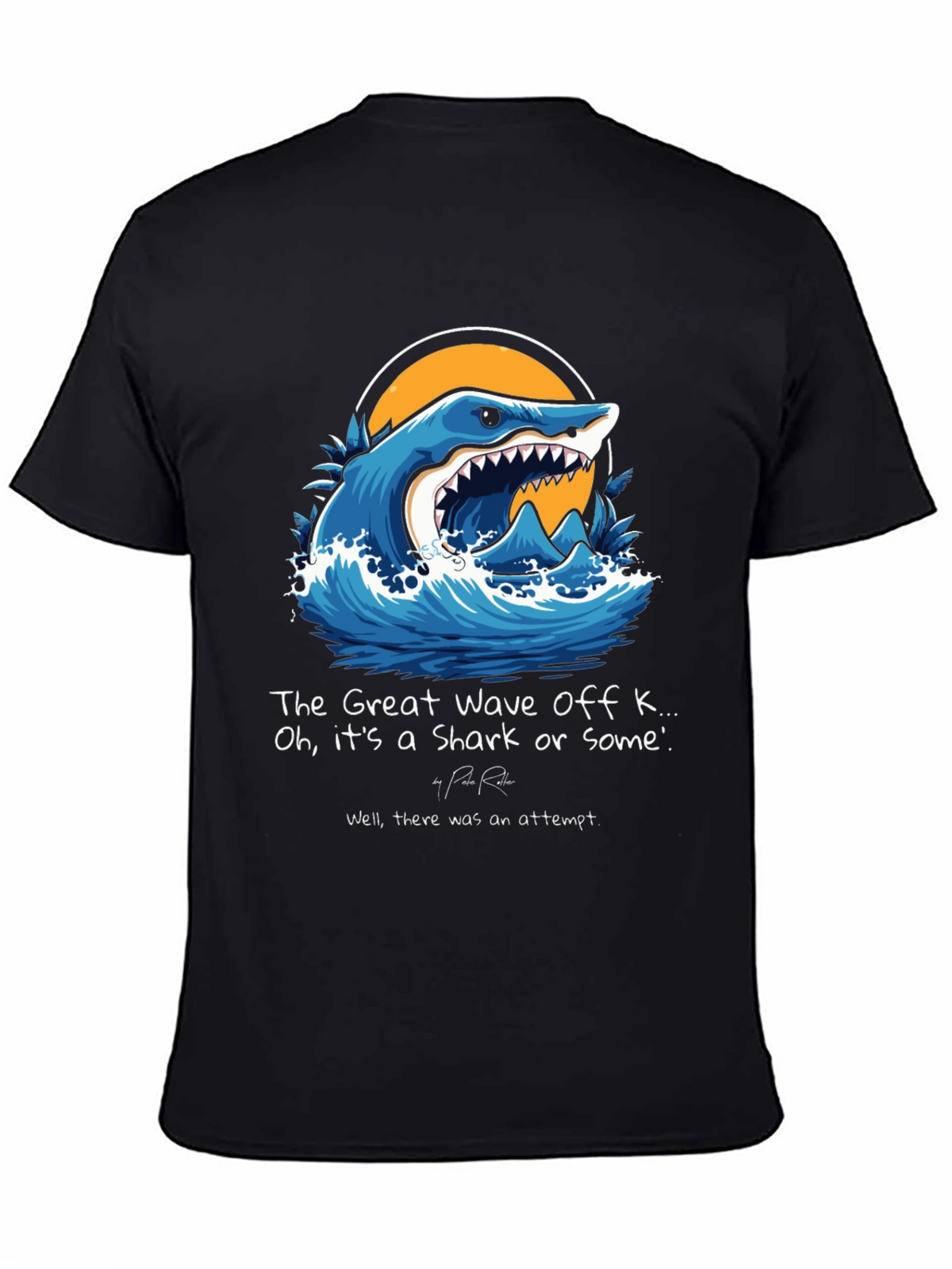 The Great Wave Shark Graphic Tee