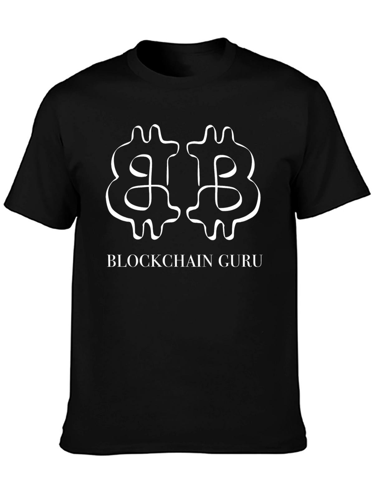 Blockchain Guru Graphic Tee - Crypto Inspired Fashion