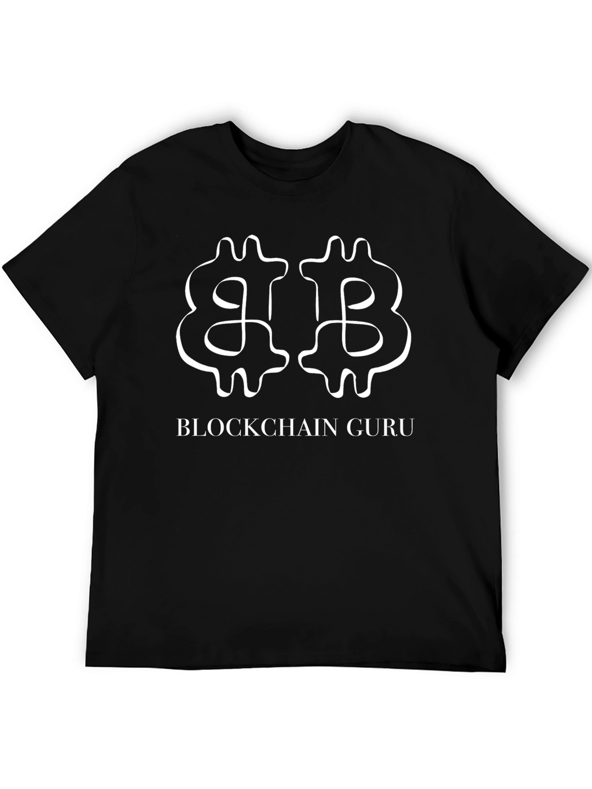 Blockchain Guru Graphic Tee - Crypto Inspired Fashion