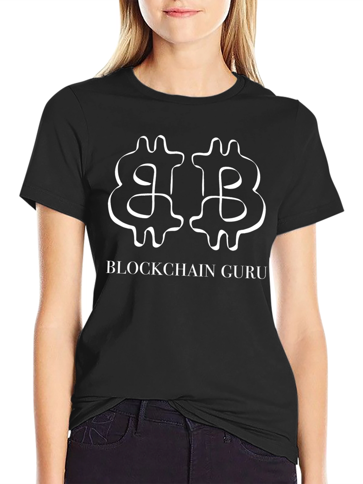 Blockchain Guru Graphic Tee - Crypto Inspired Fashion