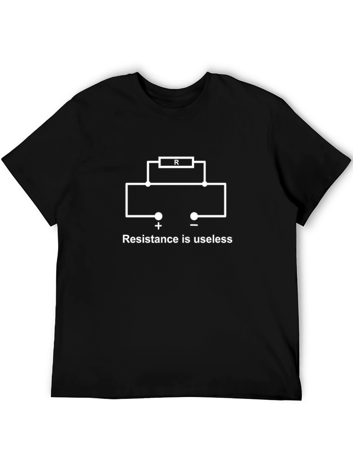 Resistance is Useless Funny Circuit T-Shirt