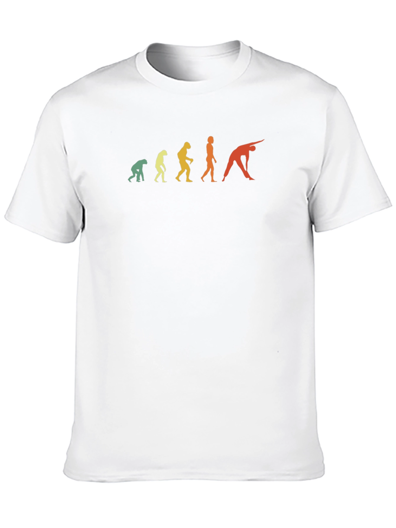 Evolution Yoga T-Shirt - Funny Human Pose Tee
