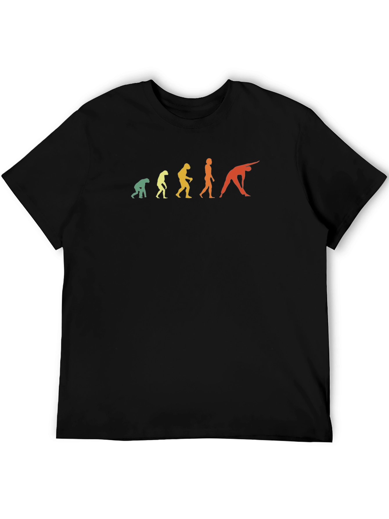 Evolution Yoga T-Shirt - Funny Human Pose Tee
