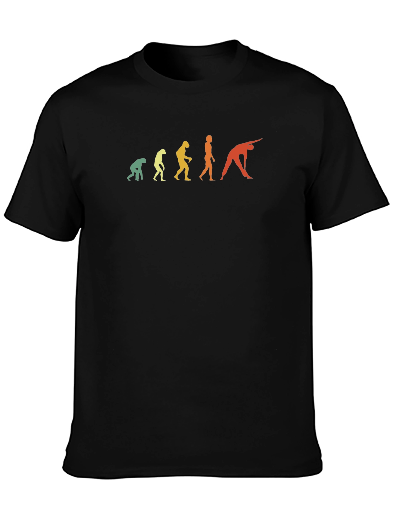 Evolution Yoga T-Shirt - Funny Human Pose Tee