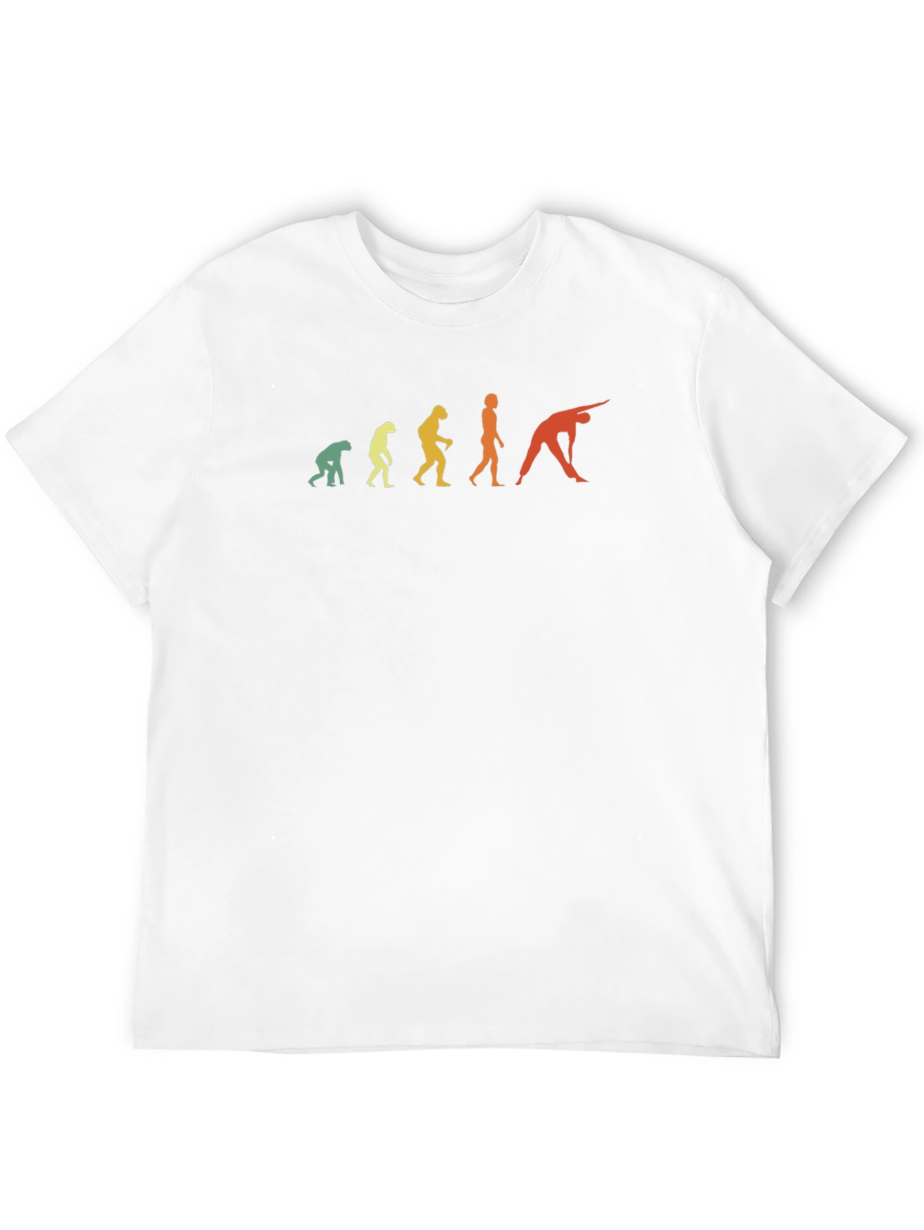 Evolution Yoga T-Shirt - Funny Human Pose Tee