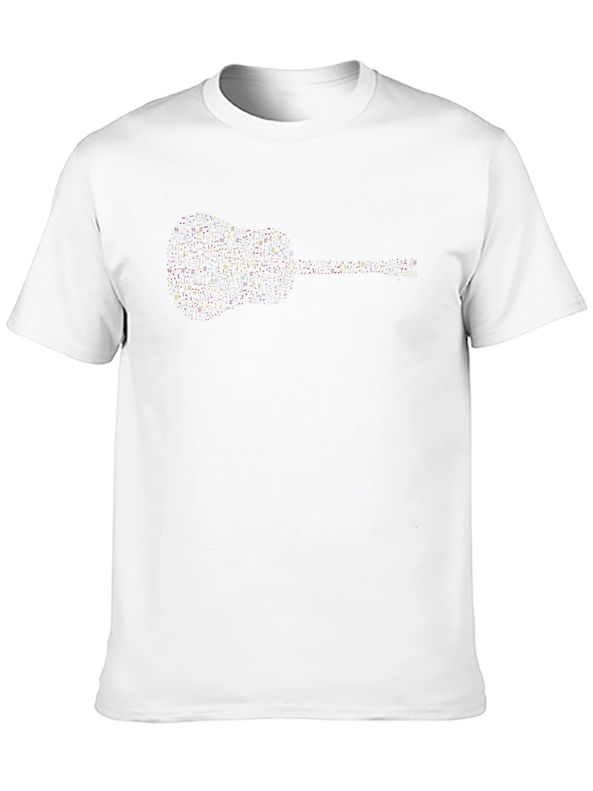 Guitar Graphic Black T-Shirt
