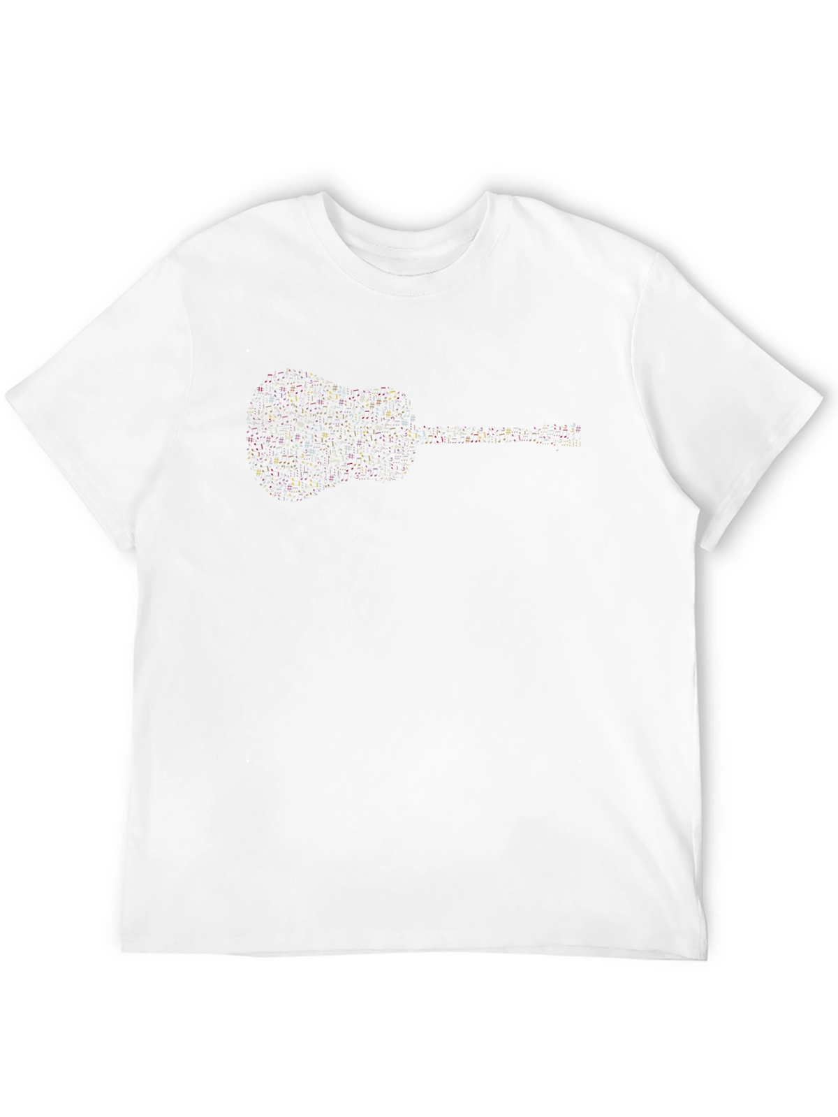 Guitar Graphic Black T-Shirt
