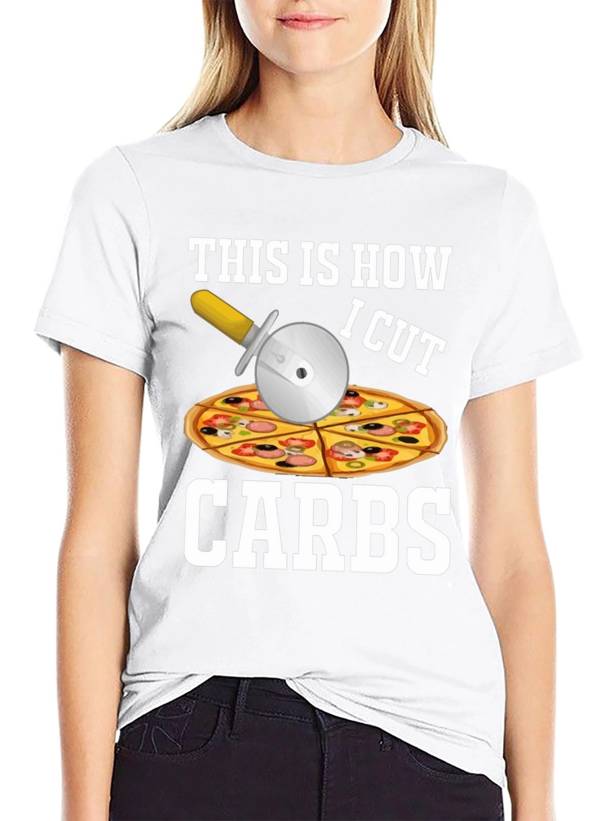 This is How I Cut Carbs Pizza Cutter T-Shirt