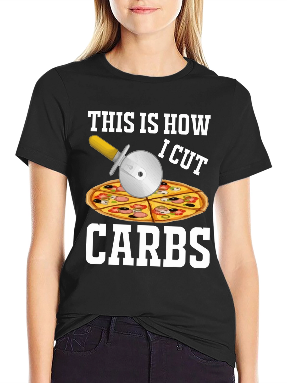 This is How I Cut Carbs Pizza Cutter T-Shirt