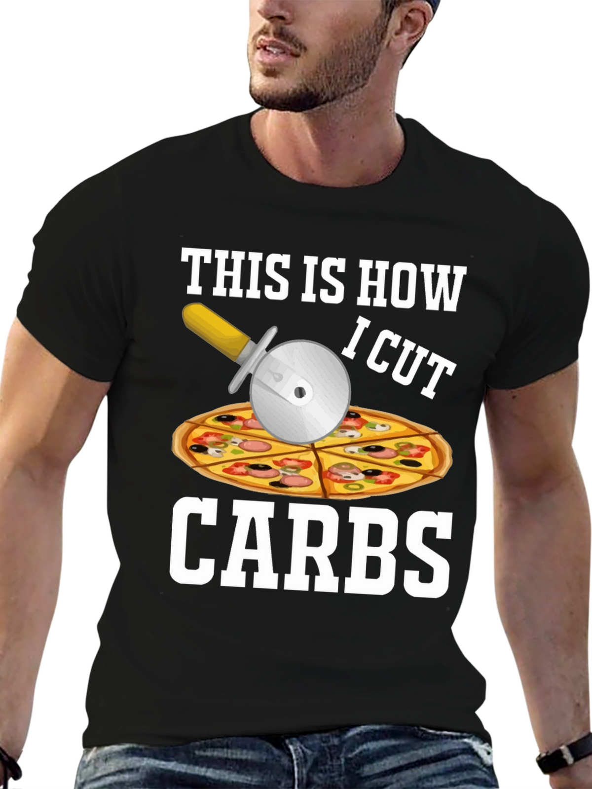 This is How I Cut Carbs Pizza Cutter T-Shirt