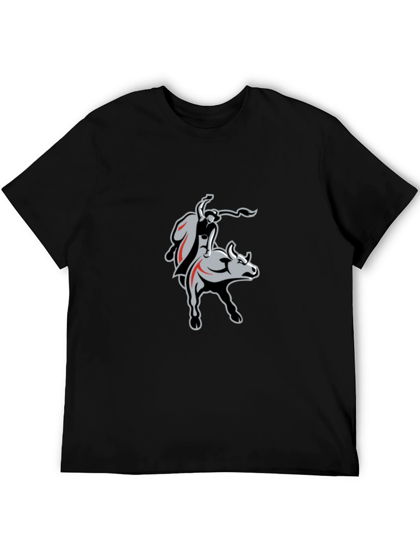 Black Bull Riding T-Shirt