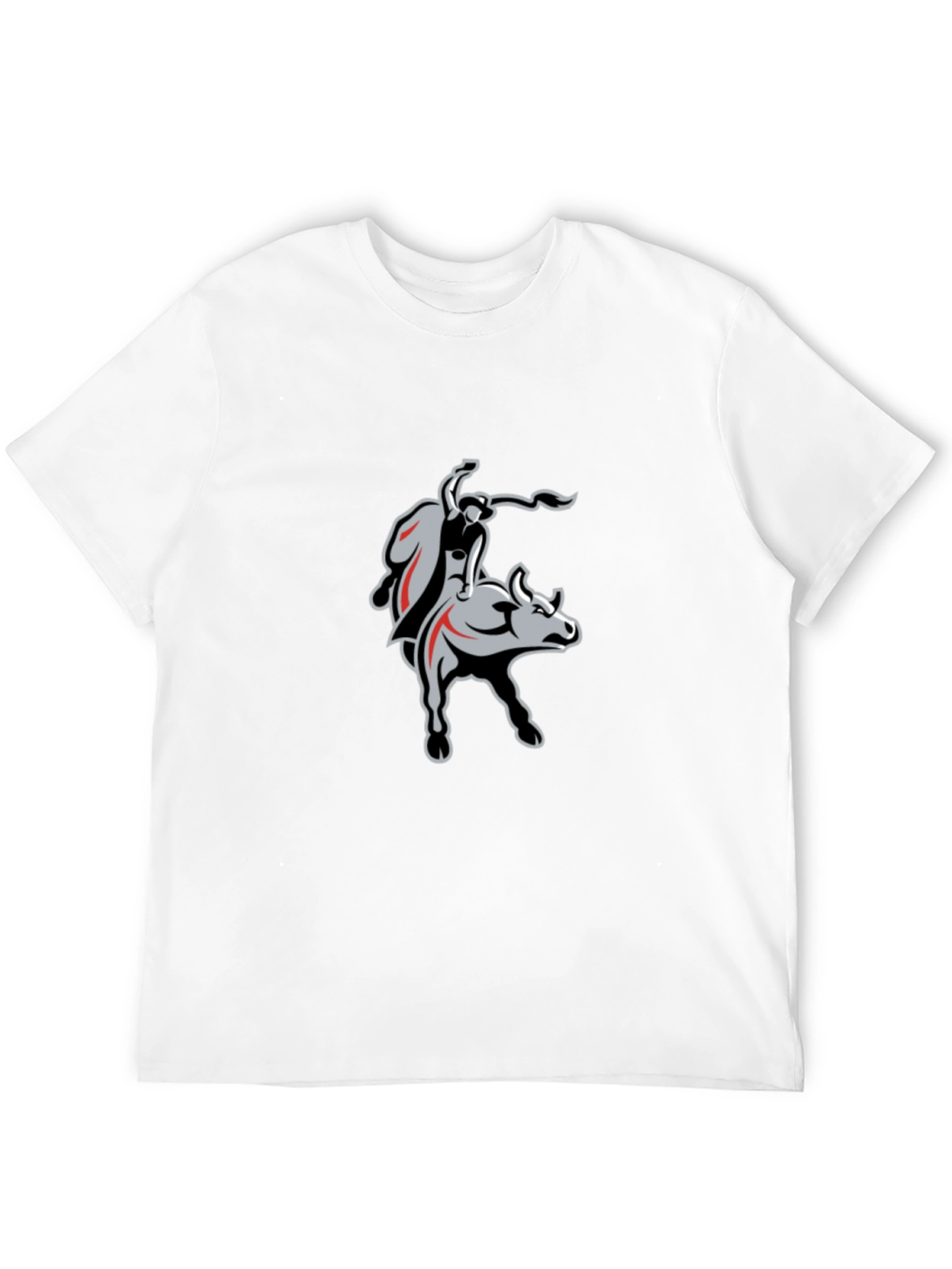 Black Bull Riding T-Shirt