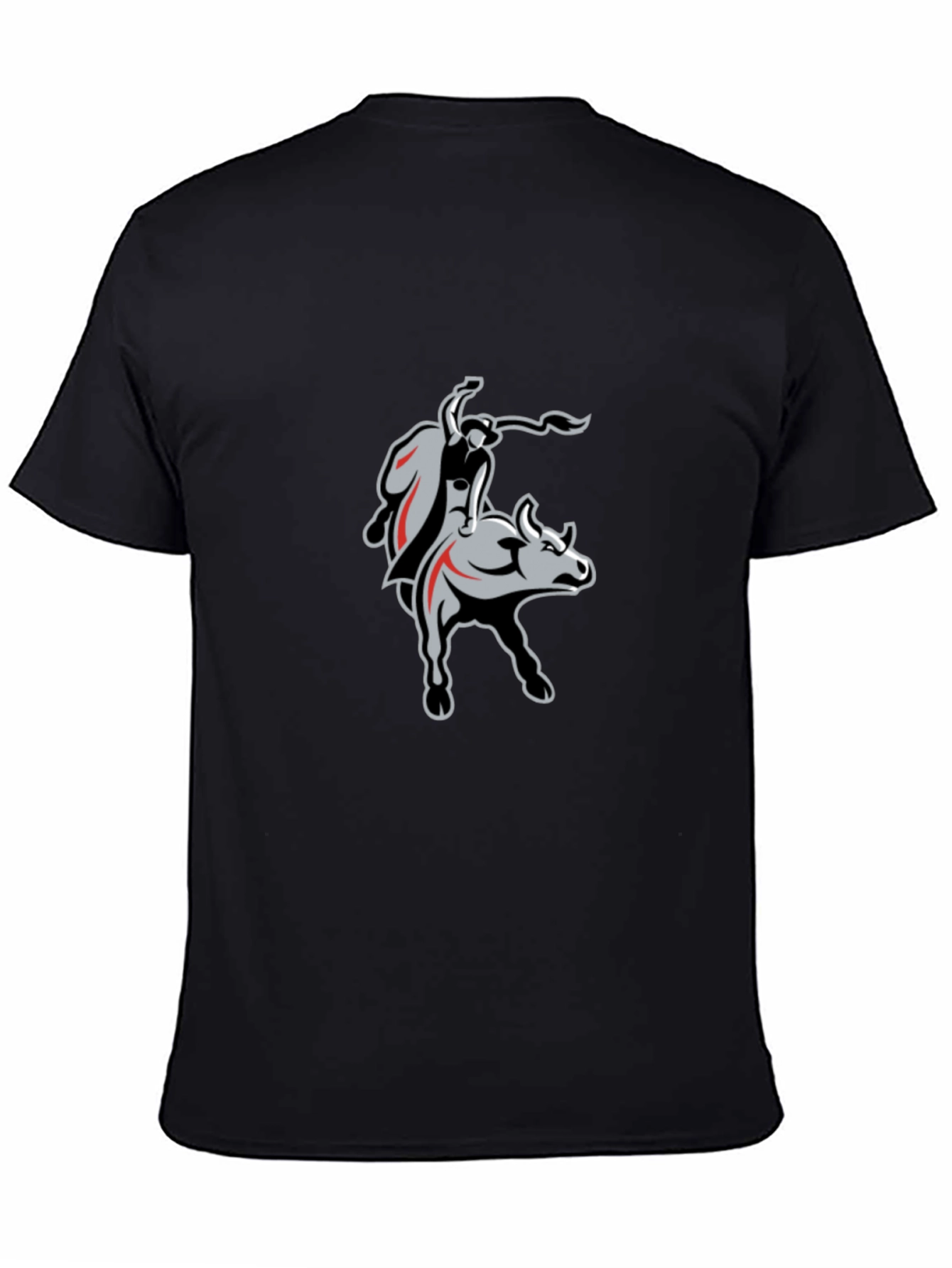 Black Bull Riding T-Shirt