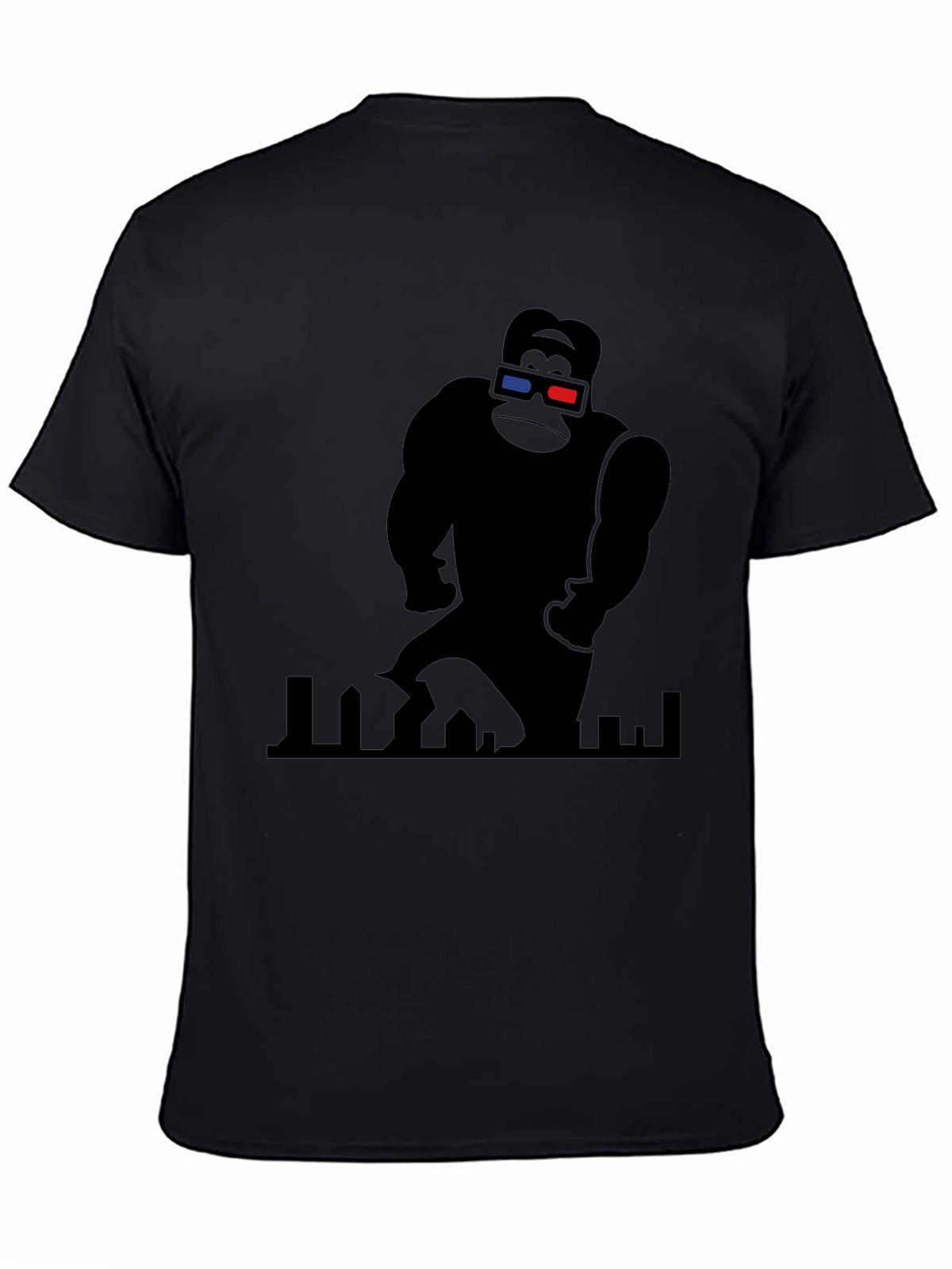 King Kong 3D Tee - Black Graphic T-Shirt