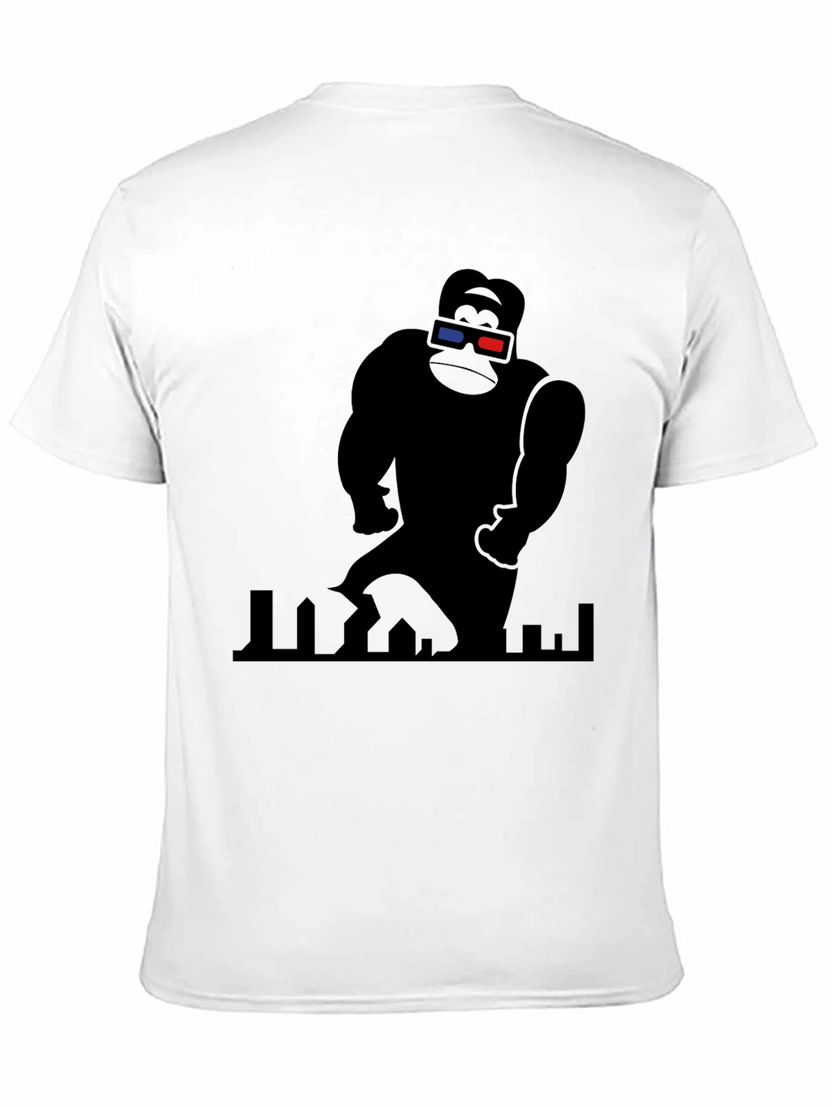 King Kong 3D Tee - Black Graphic T-Shirt