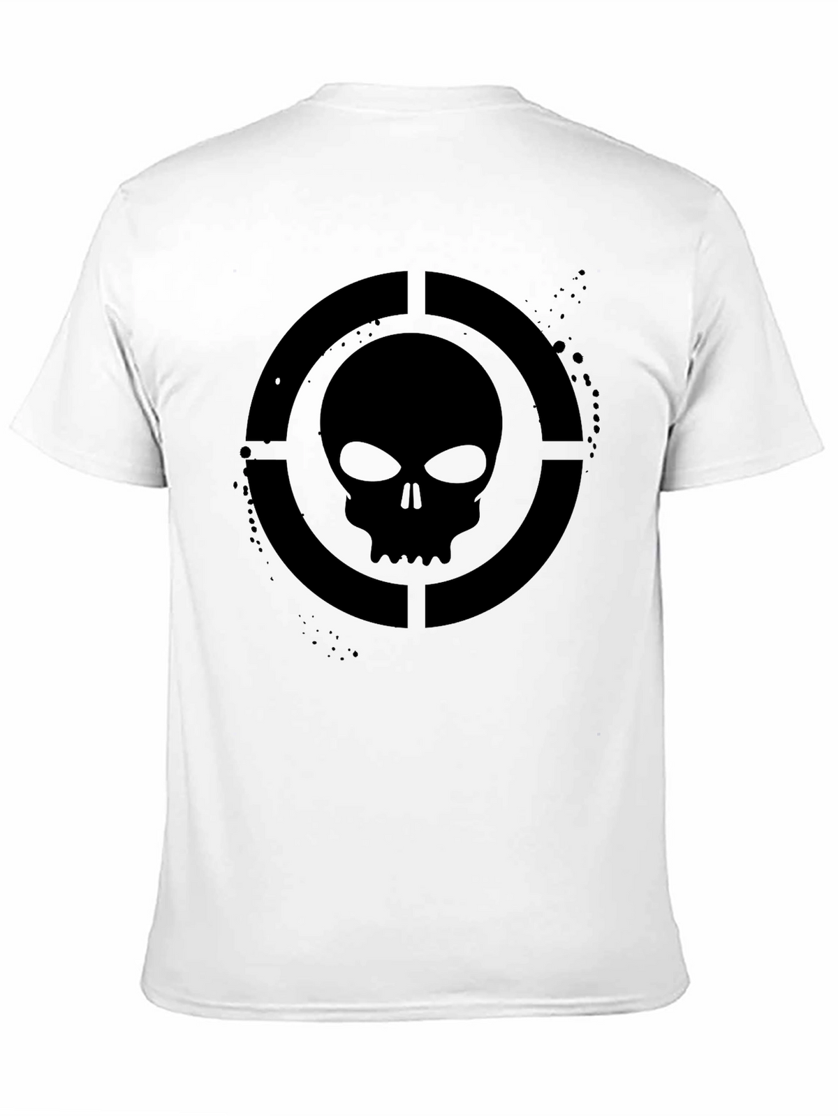 Skull Target Graphic T-Shirt - Mens Black Tee