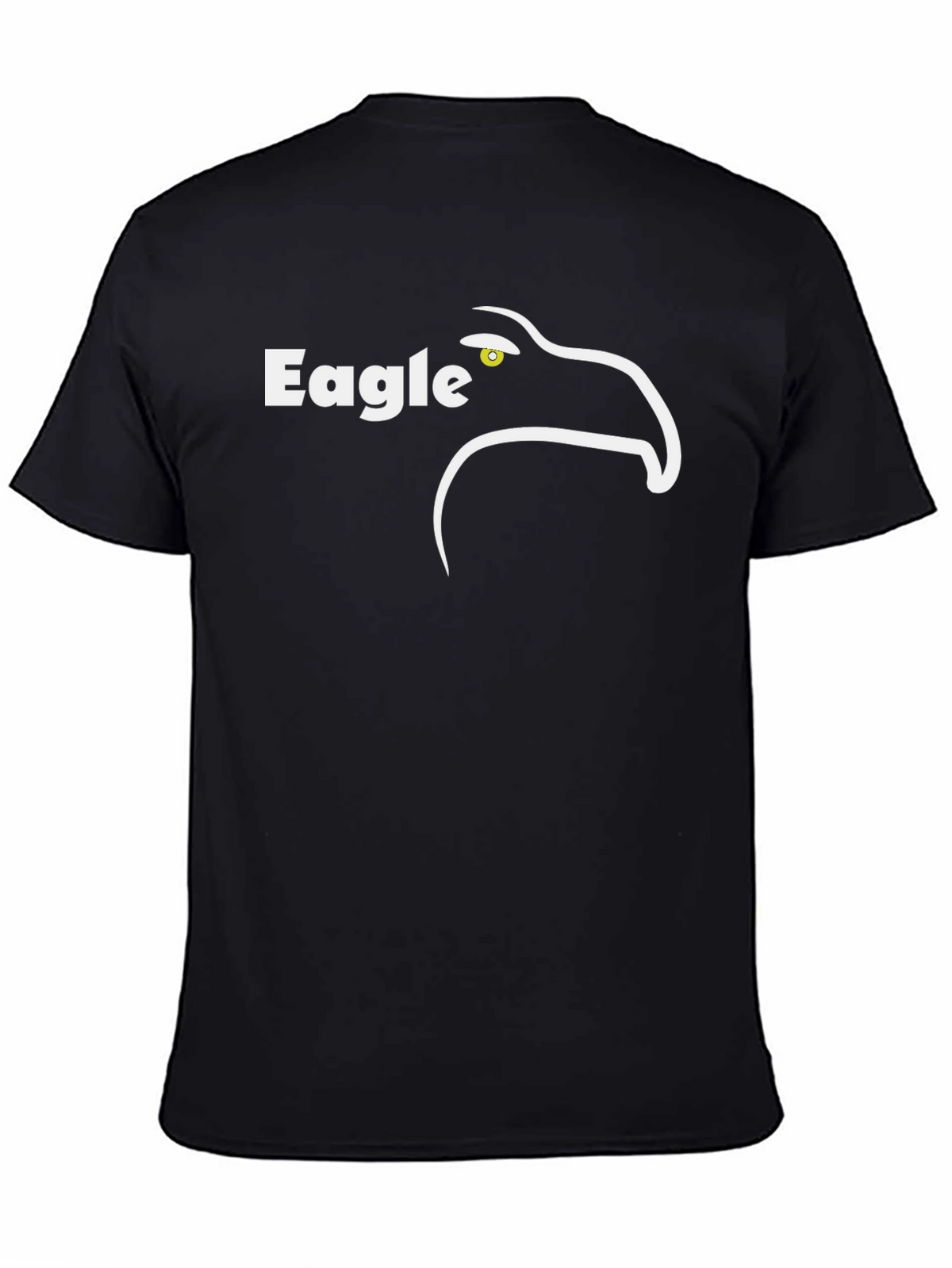 Eagle Graphic T-Shirt - Black Crew Neck Tee