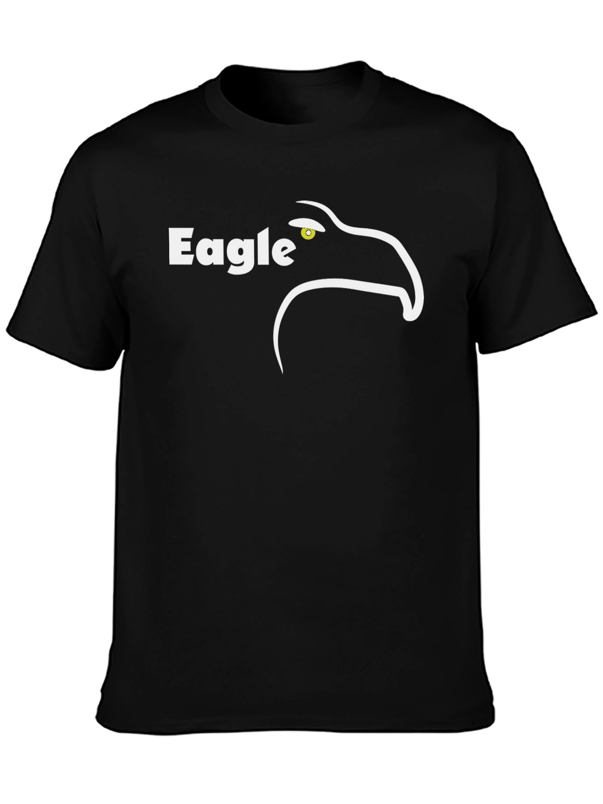 Eagle Graphic T-Shirt - Black Crew Neck Tee