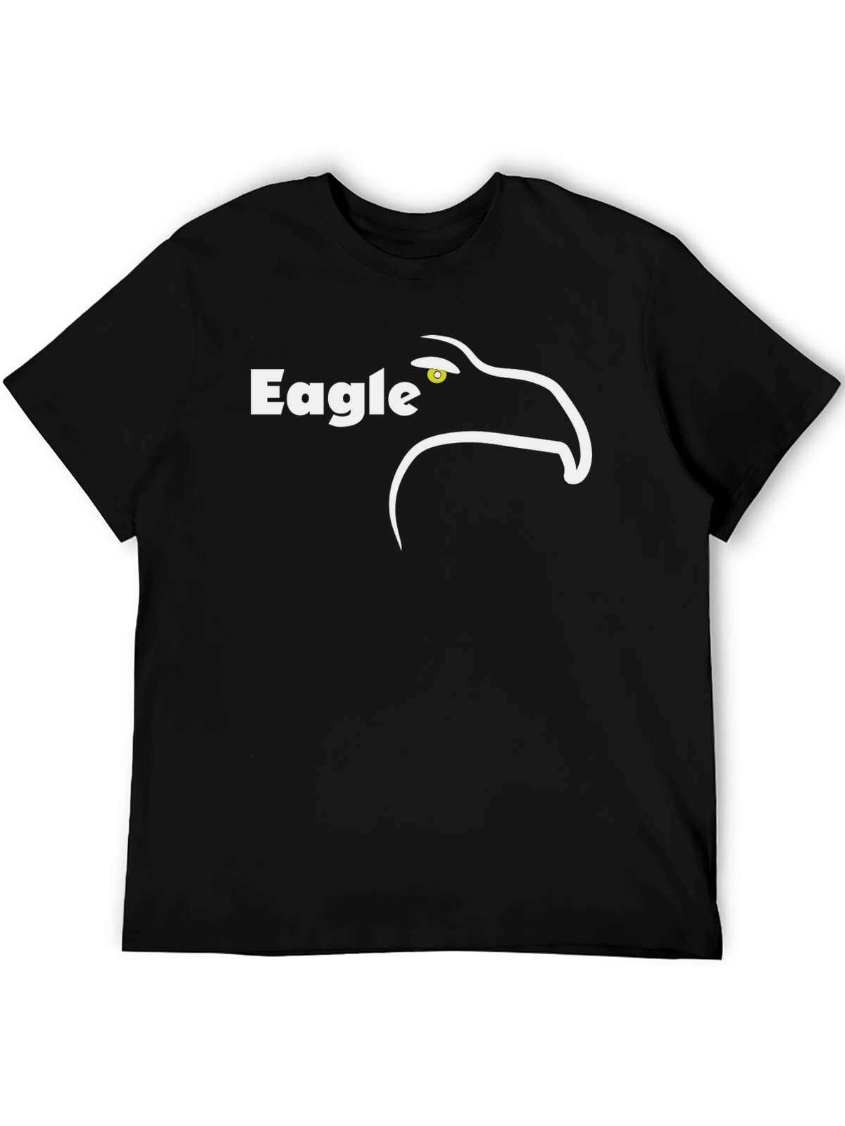 Eagle Graphic T-Shirt - Black Crew Neck Tee