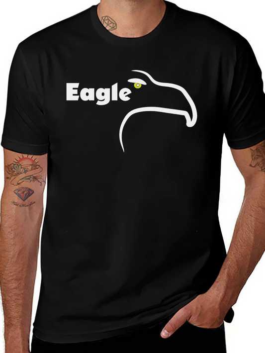 Eagle Graphic T-Shirt - Black Crew Neck Tee