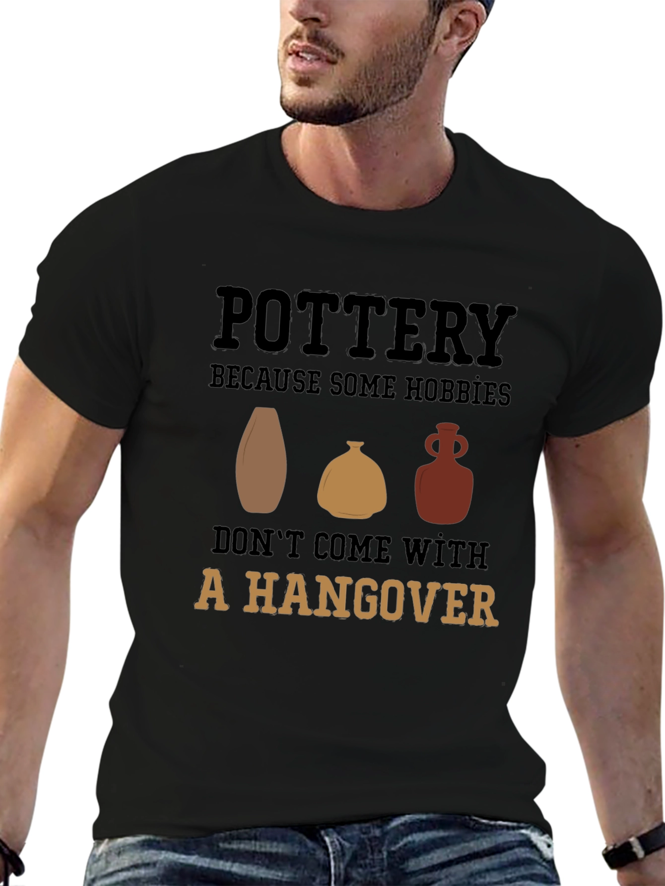 Pottery Hobby Graphic Tee - No Hangover Fun!