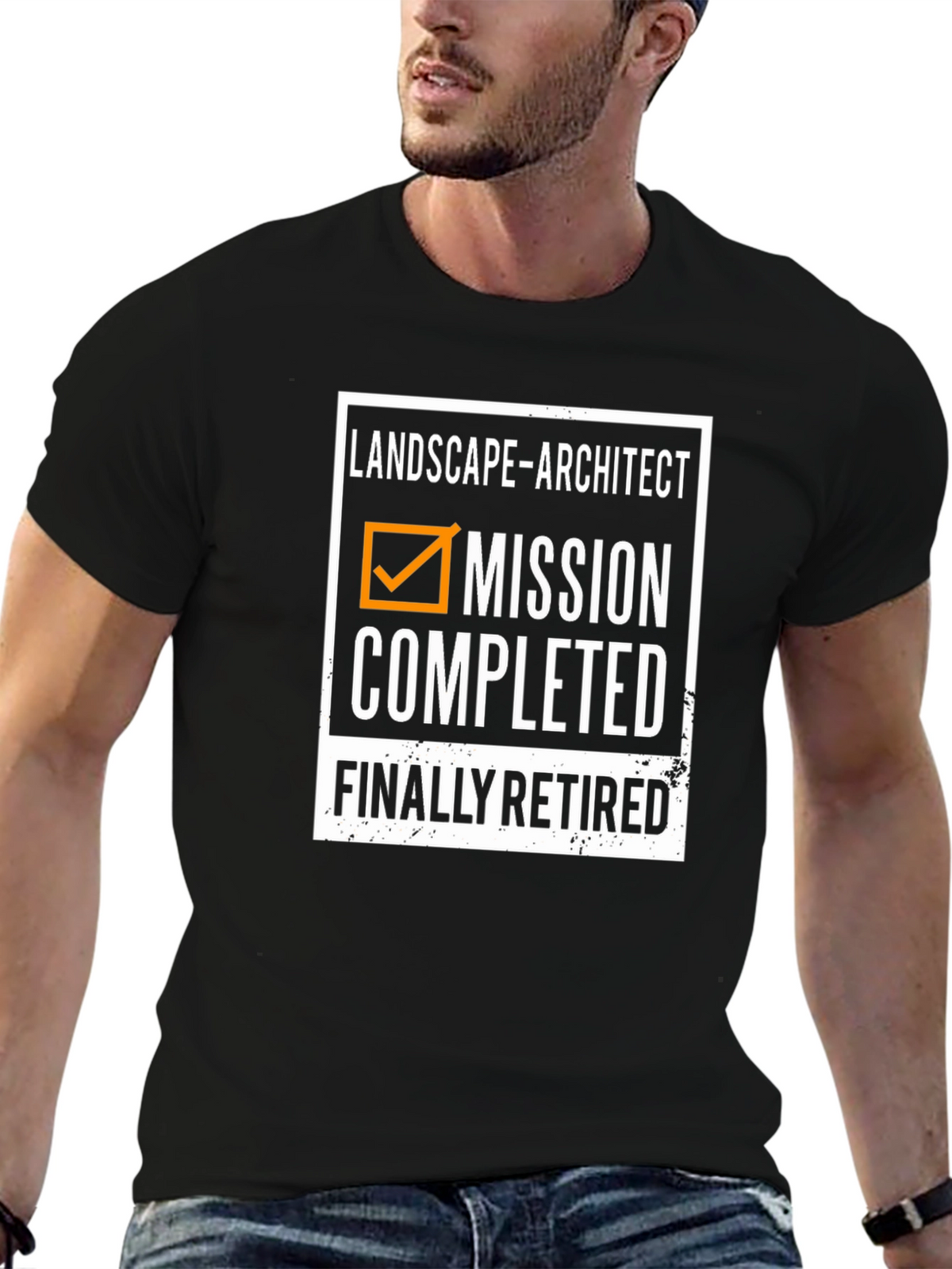 Landscape Architect Mission Completed Retirement T-Shirt