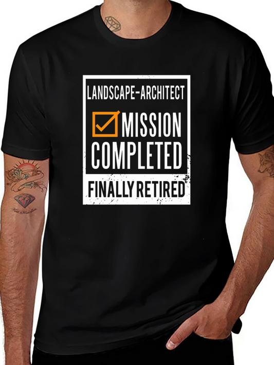 Landscape Architect Mission Completed Retirement T-Shirt