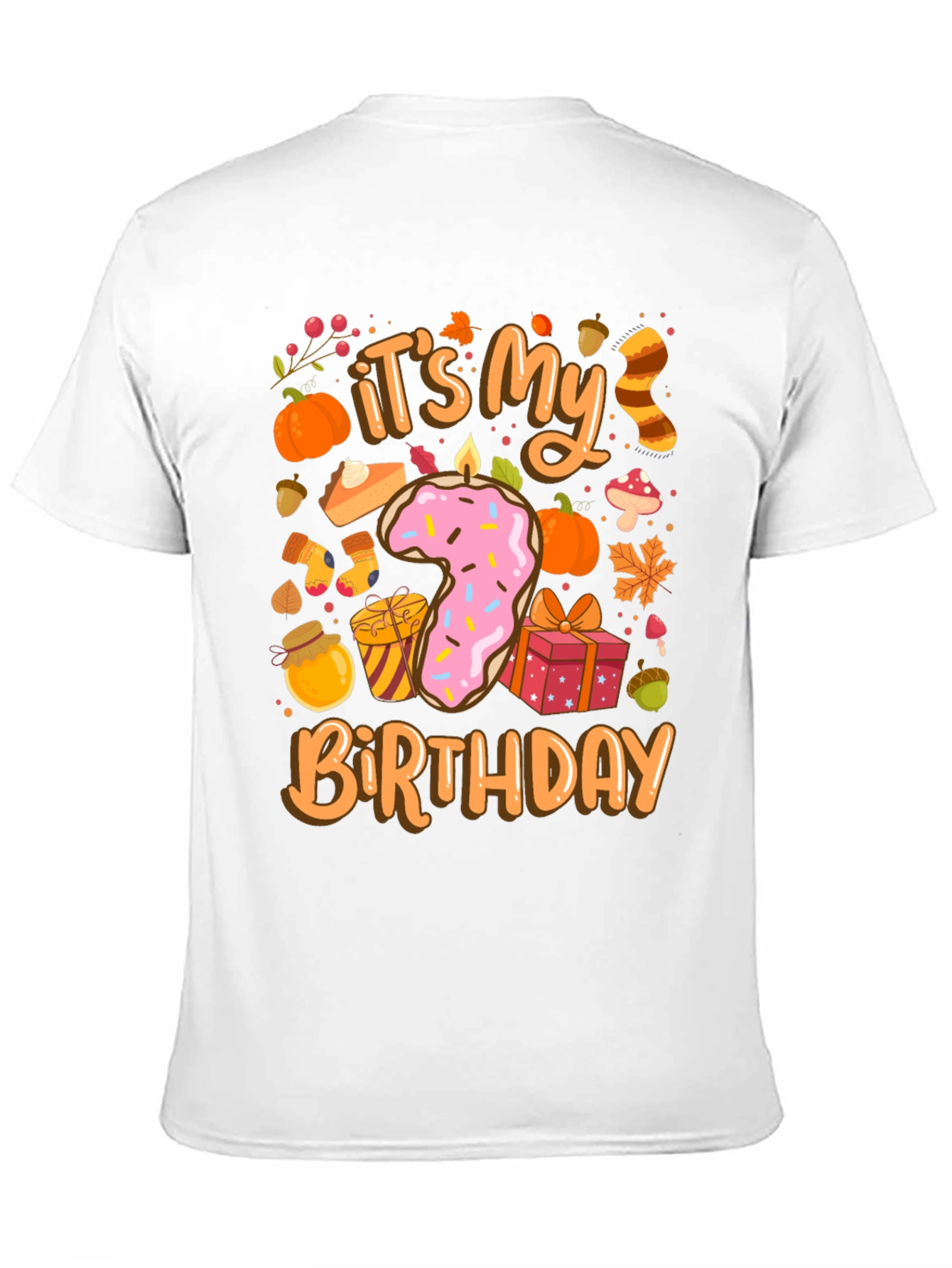 Its My 7th Birthday Fall Theme T-Shirt