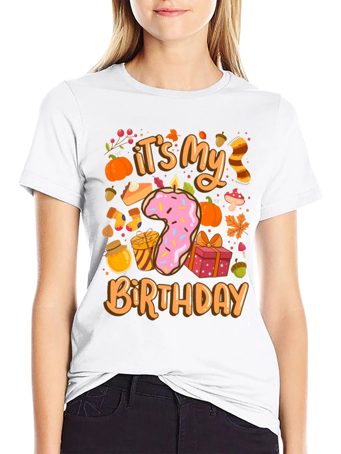 Its My 7th Birthday Fall Theme T-Shirt