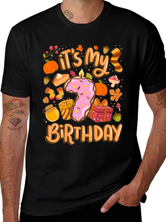 Its My 7th Birthday Fall Theme T-Shirt