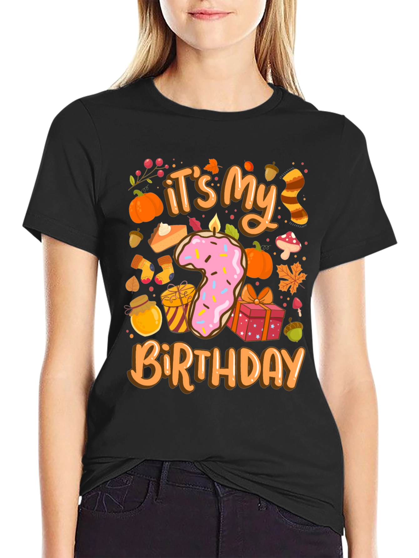 Its My 7th Birthday Fall Theme T-Shirt