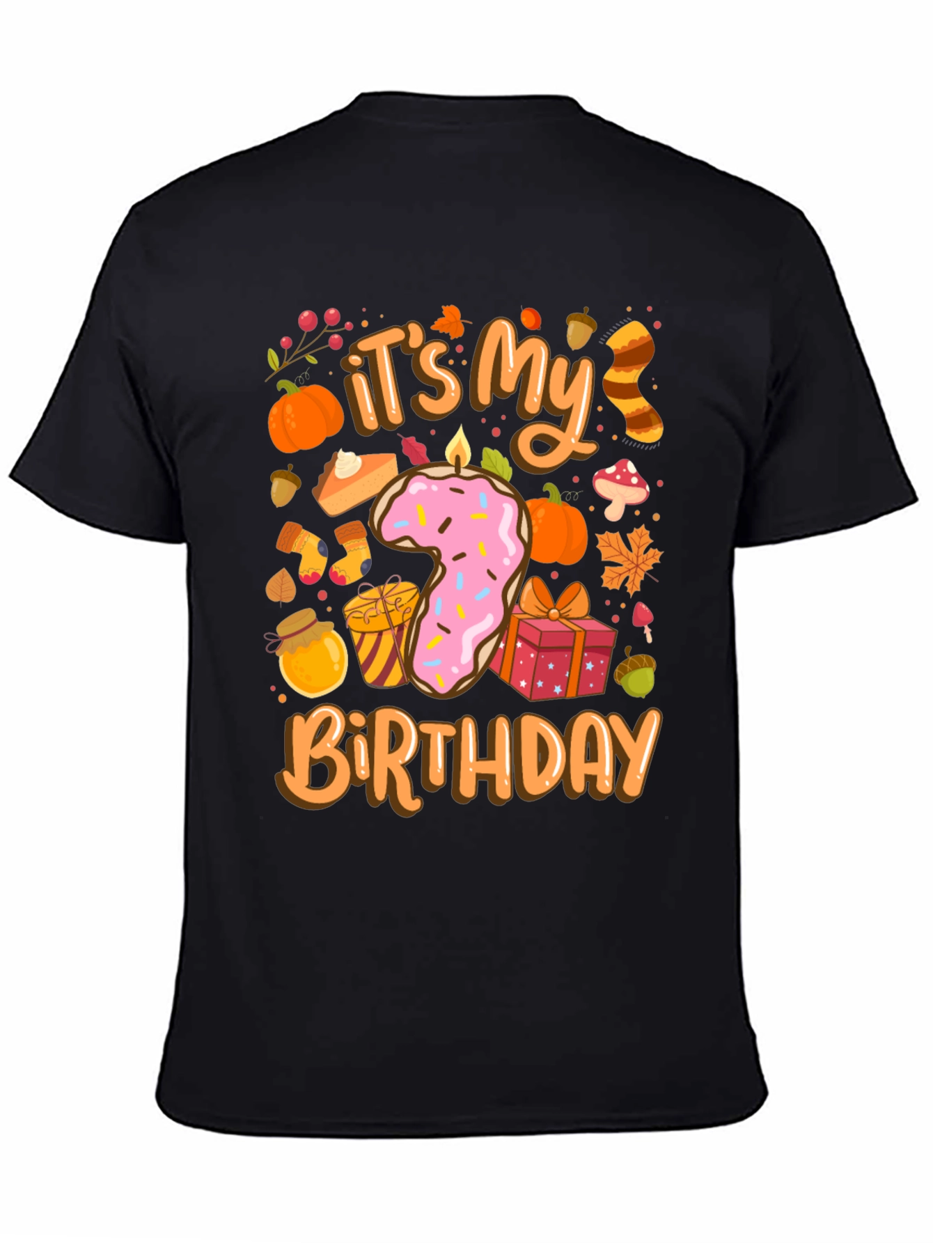 Its My 7th Birthday Fall Theme T-Shirt