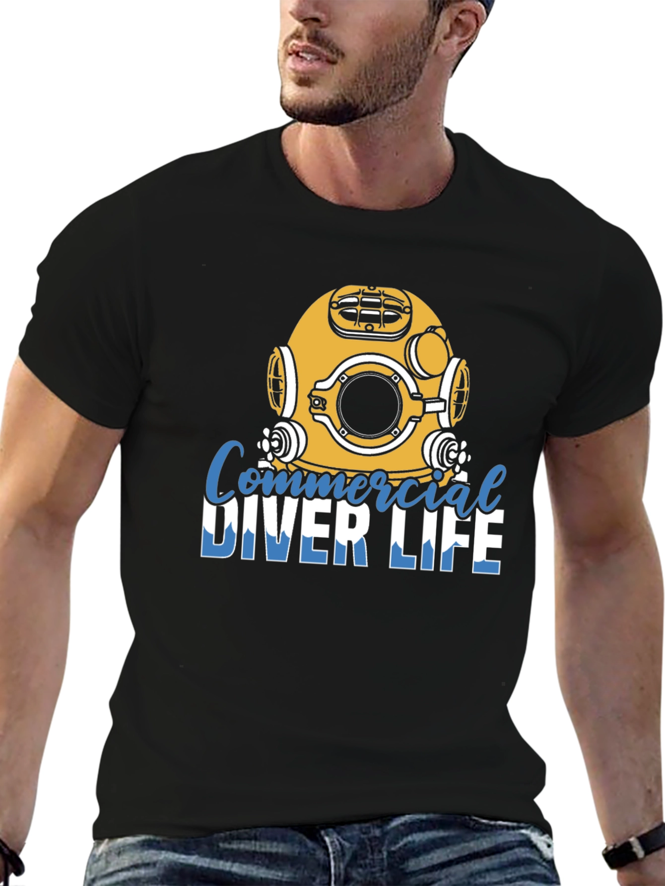 Commercial Diver Life T-Shirt - Dive Deep!