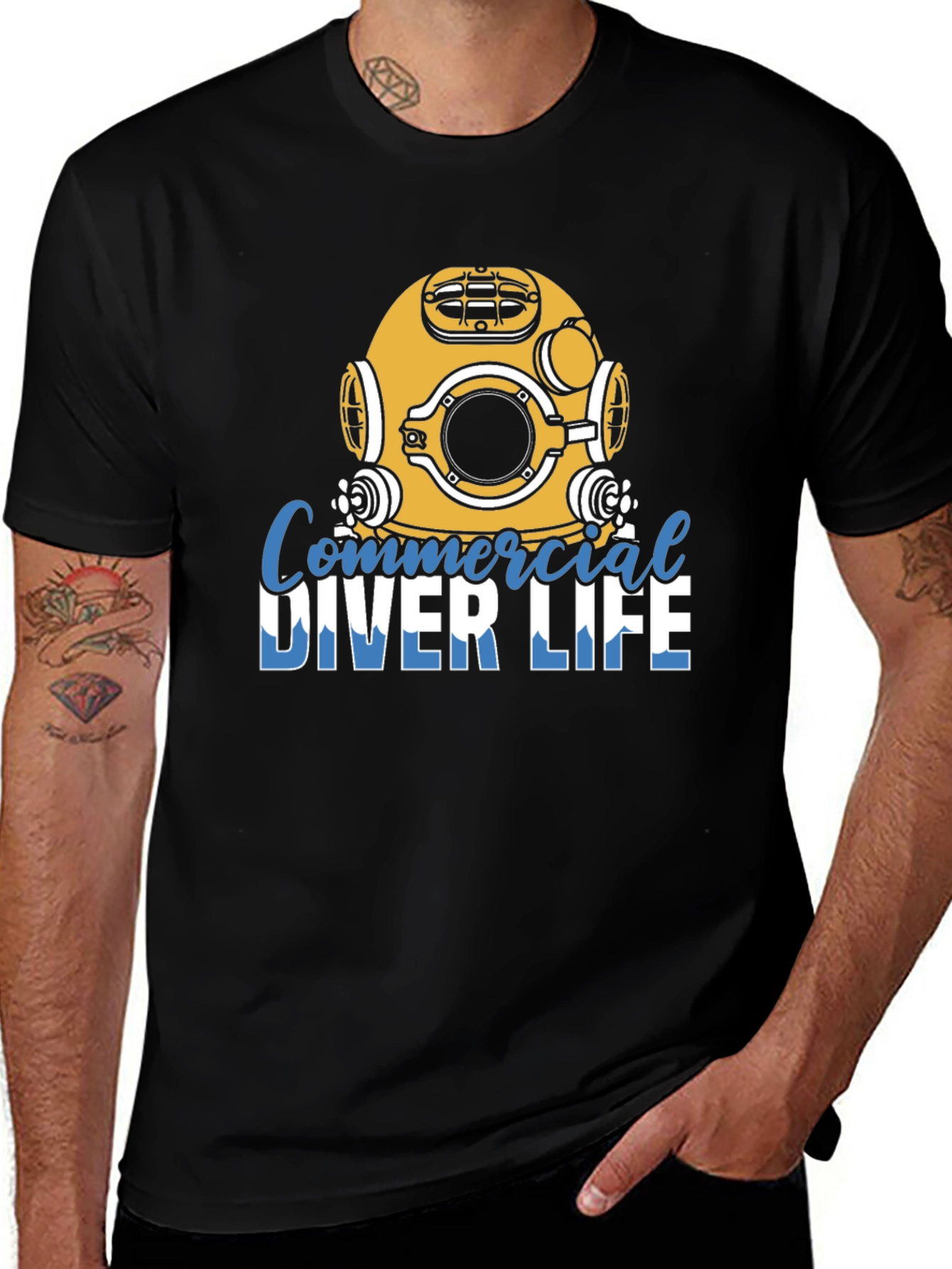 Commercial Diver Life T-Shirt - Dive Deep!