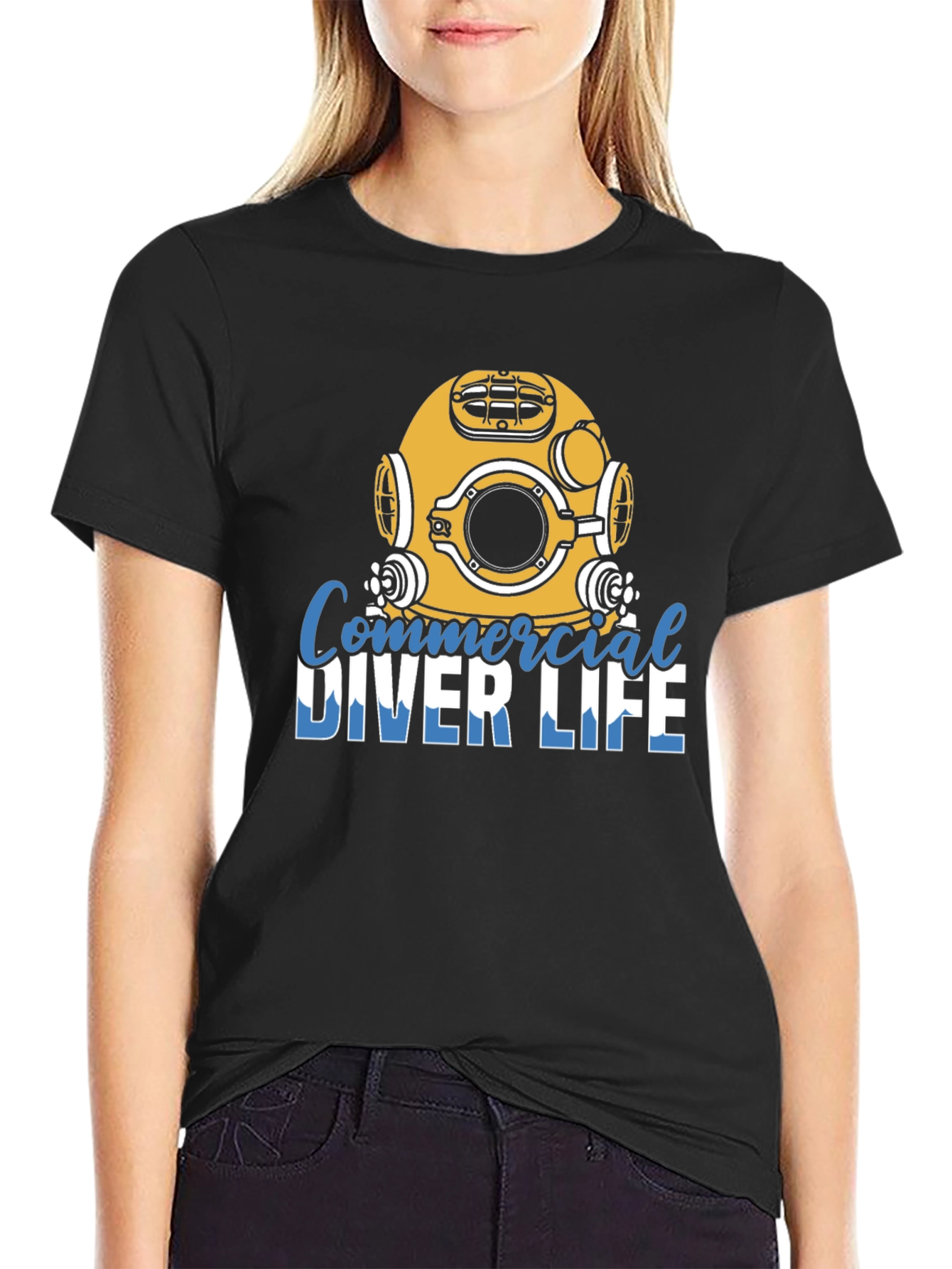 Commercial Diver Life T-Shirt - Dive Deep!