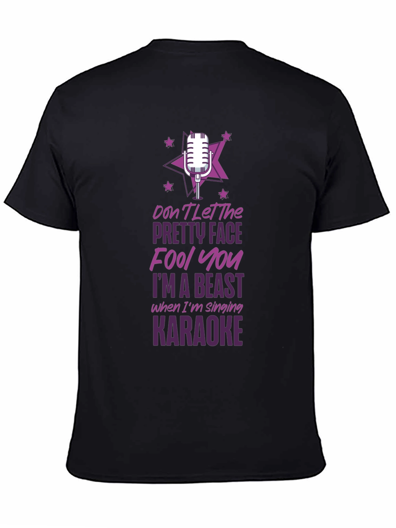 Karaoke Beast Funny Graphic Tee