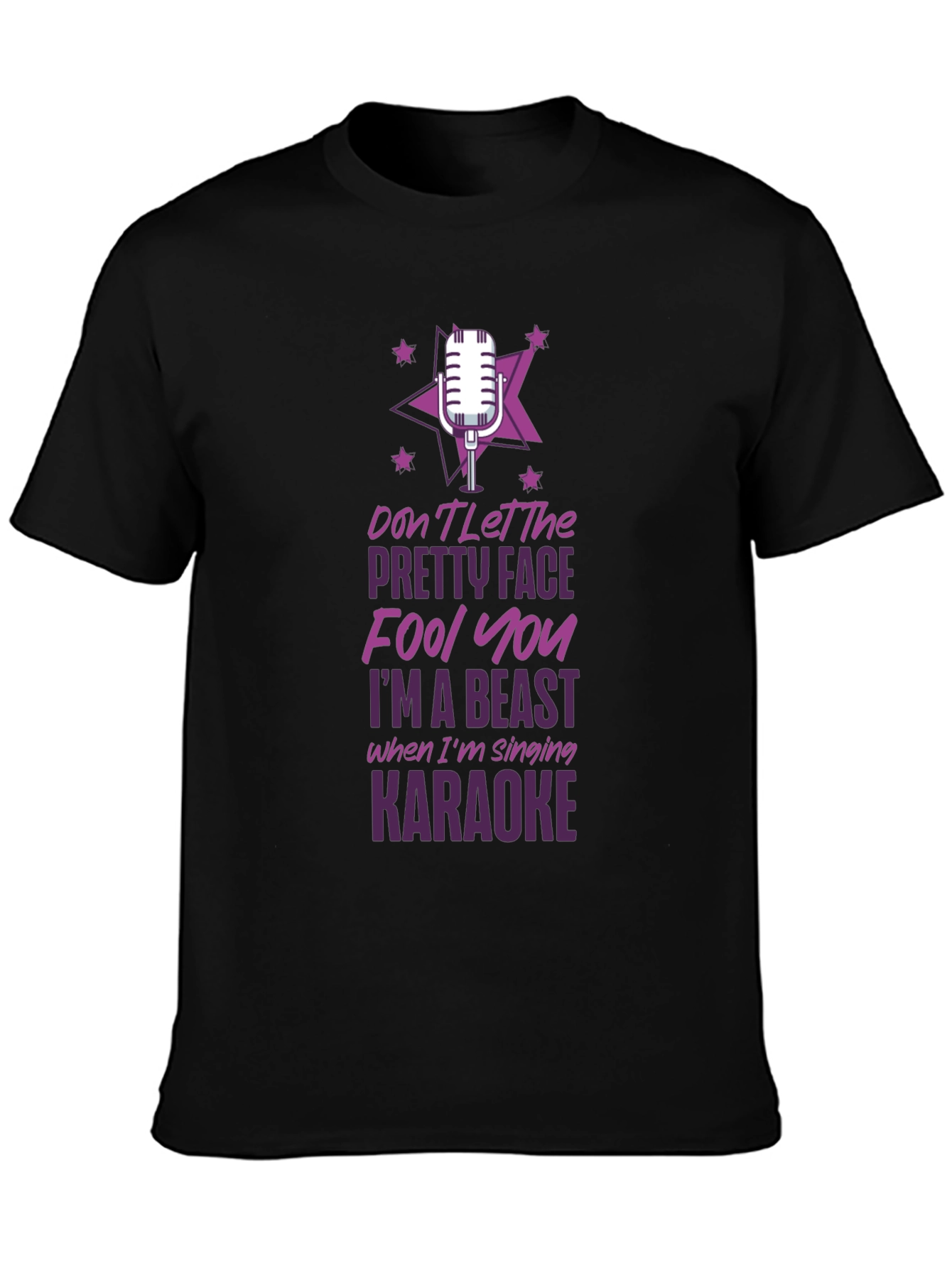 Karaoke Beast Funny Graphic Tee