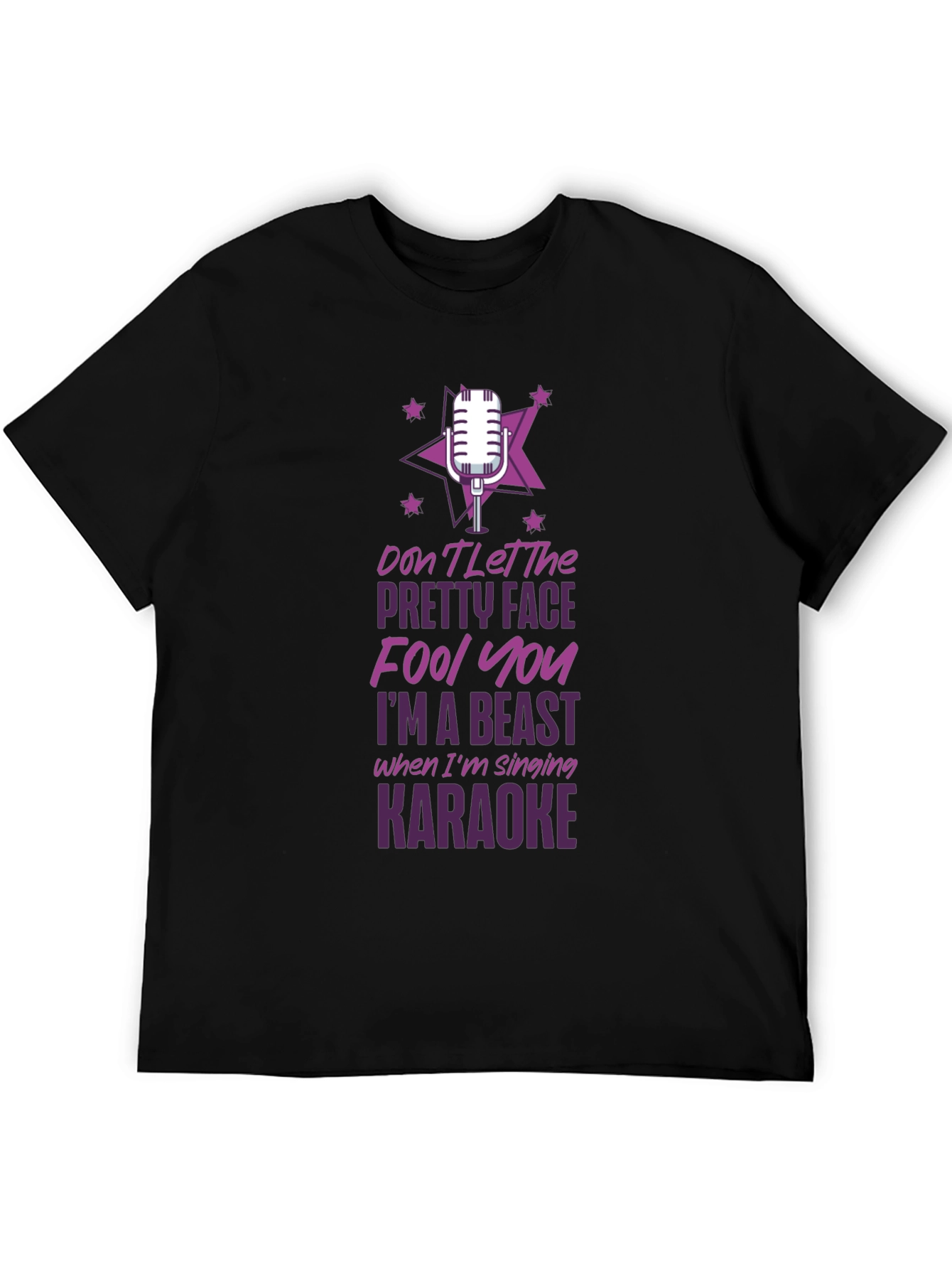 Karaoke Beast Funny Graphic Tee