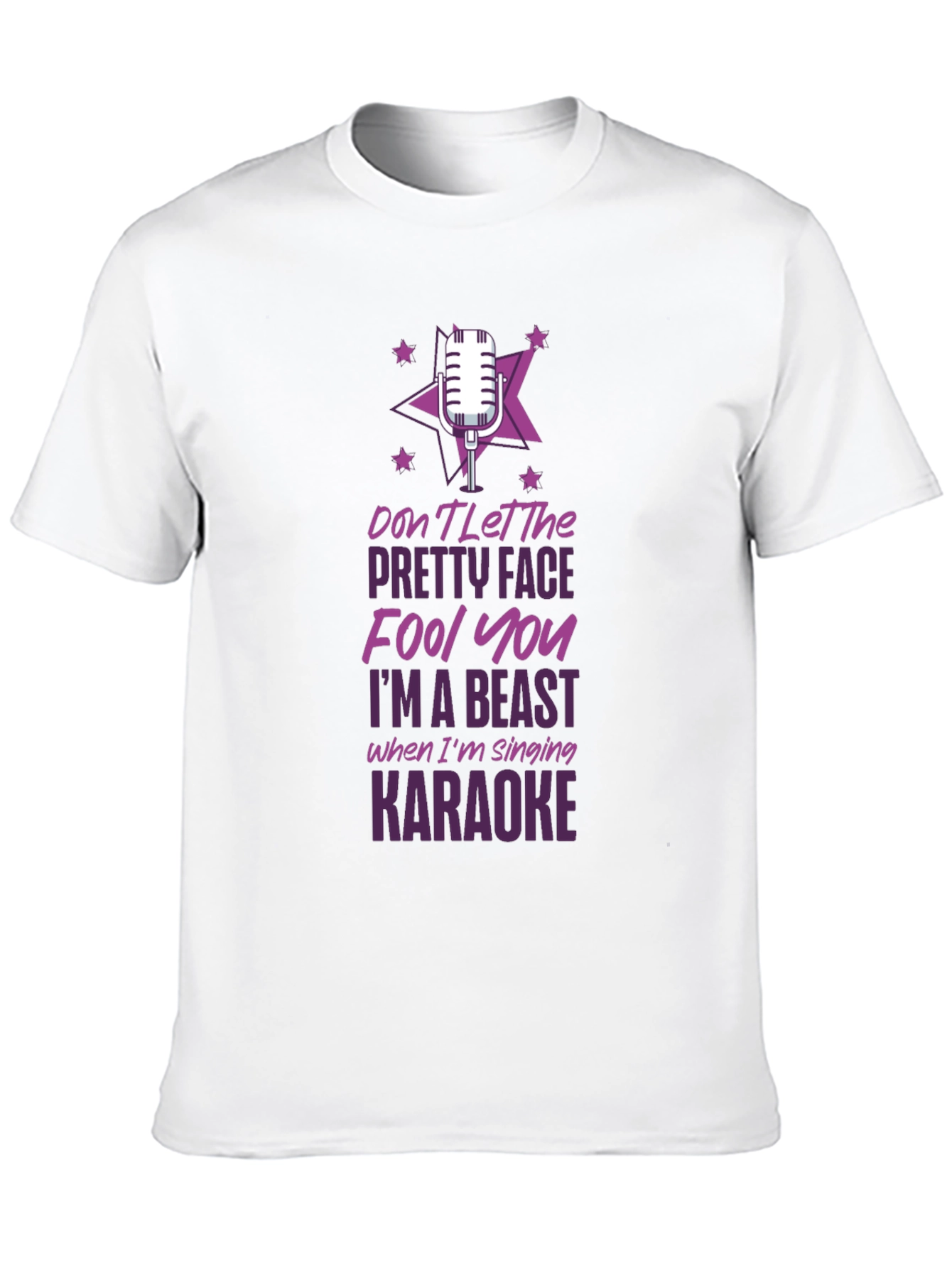 Karaoke Beast Funny Graphic Tee