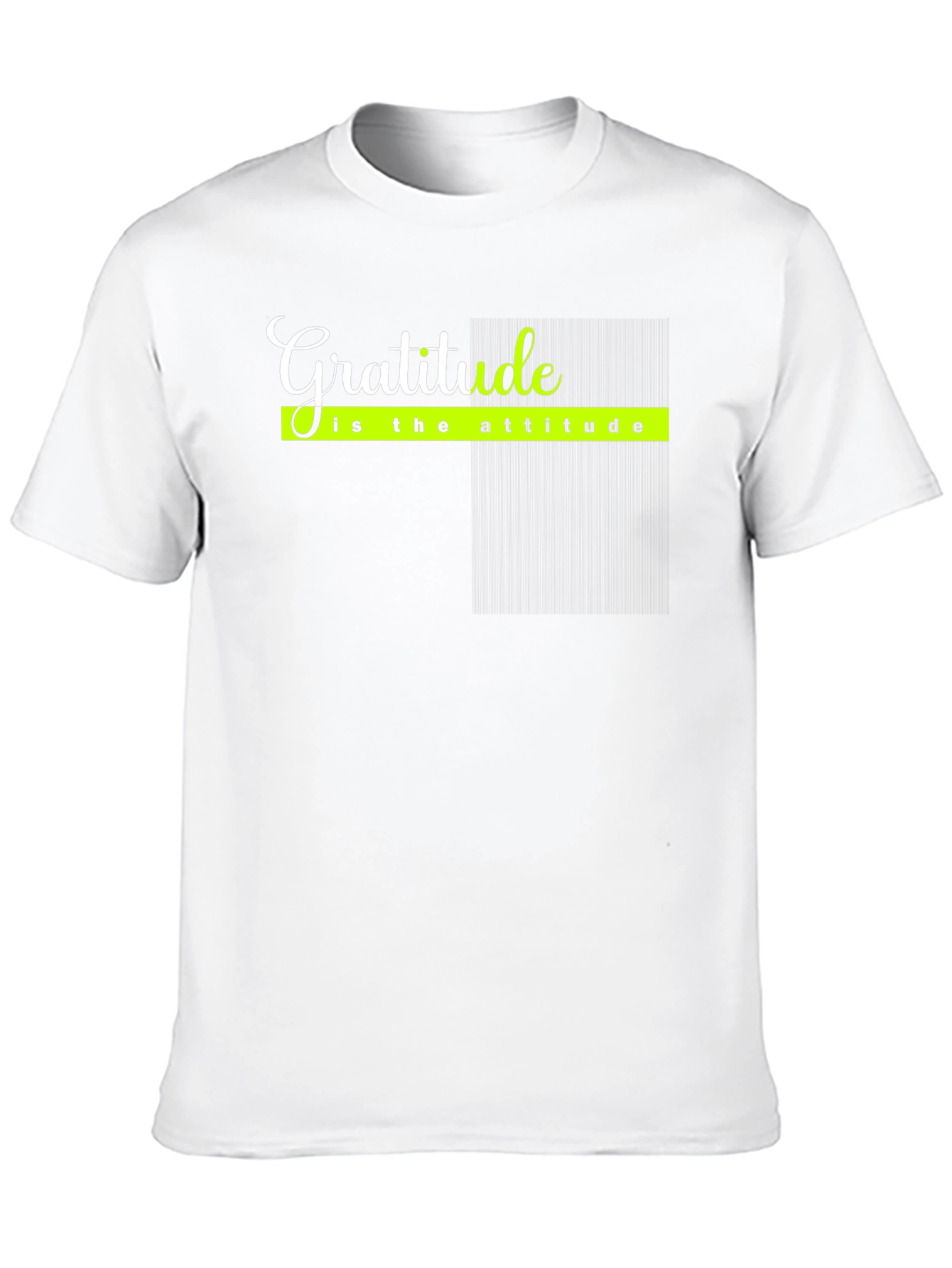 Gratitude Attitude Black T-Shirt