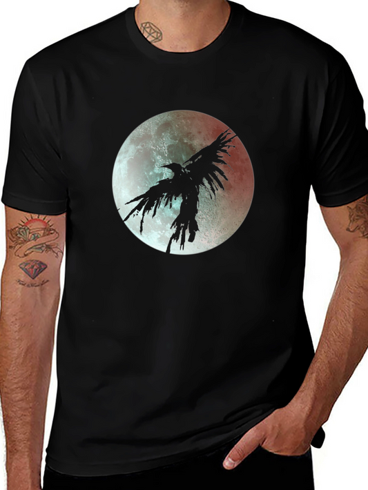 Raven Moon T-Shirt - Gothic Style Tee