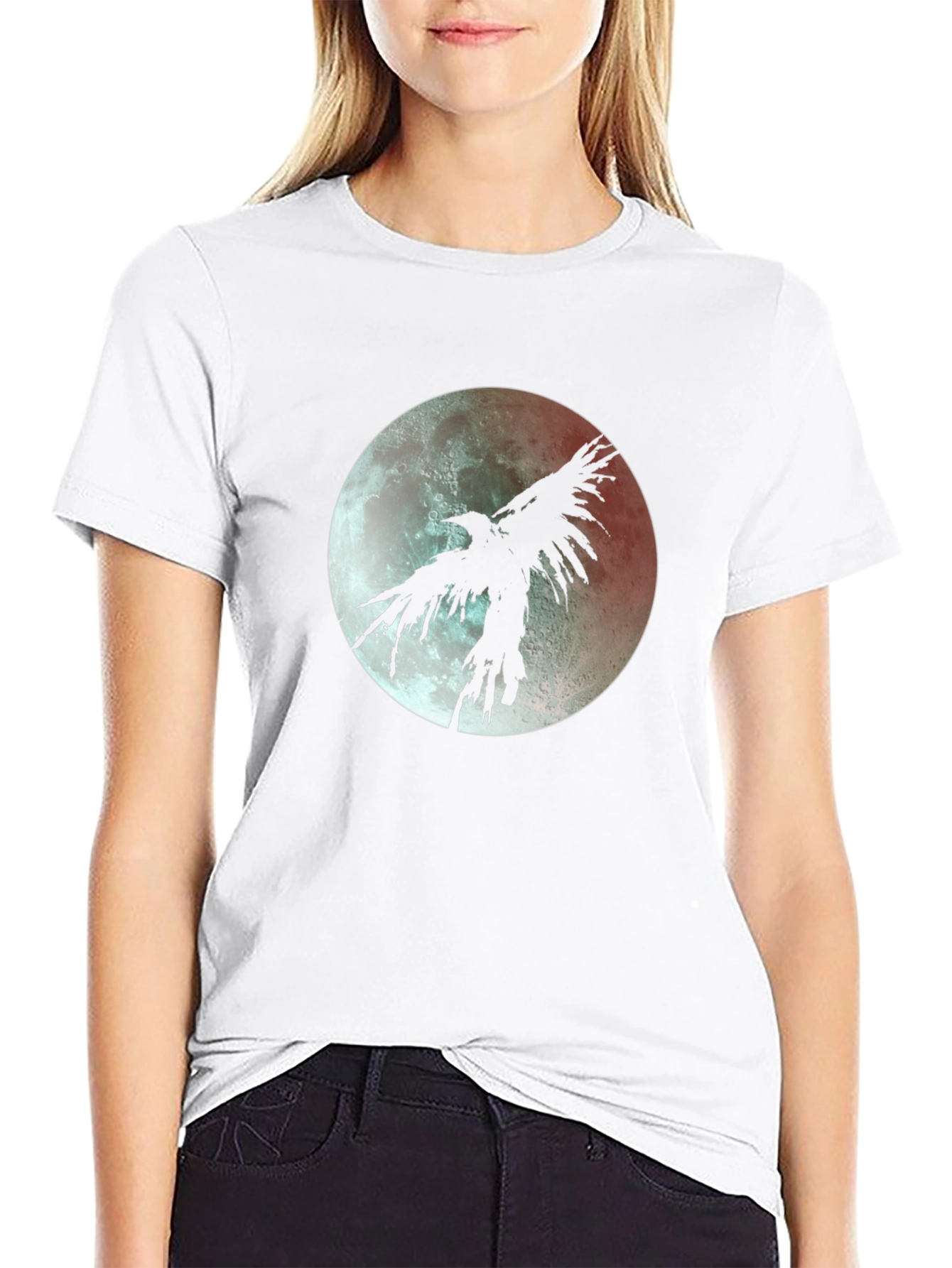 Raven Moon T-Shirt - Gothic Style Tee