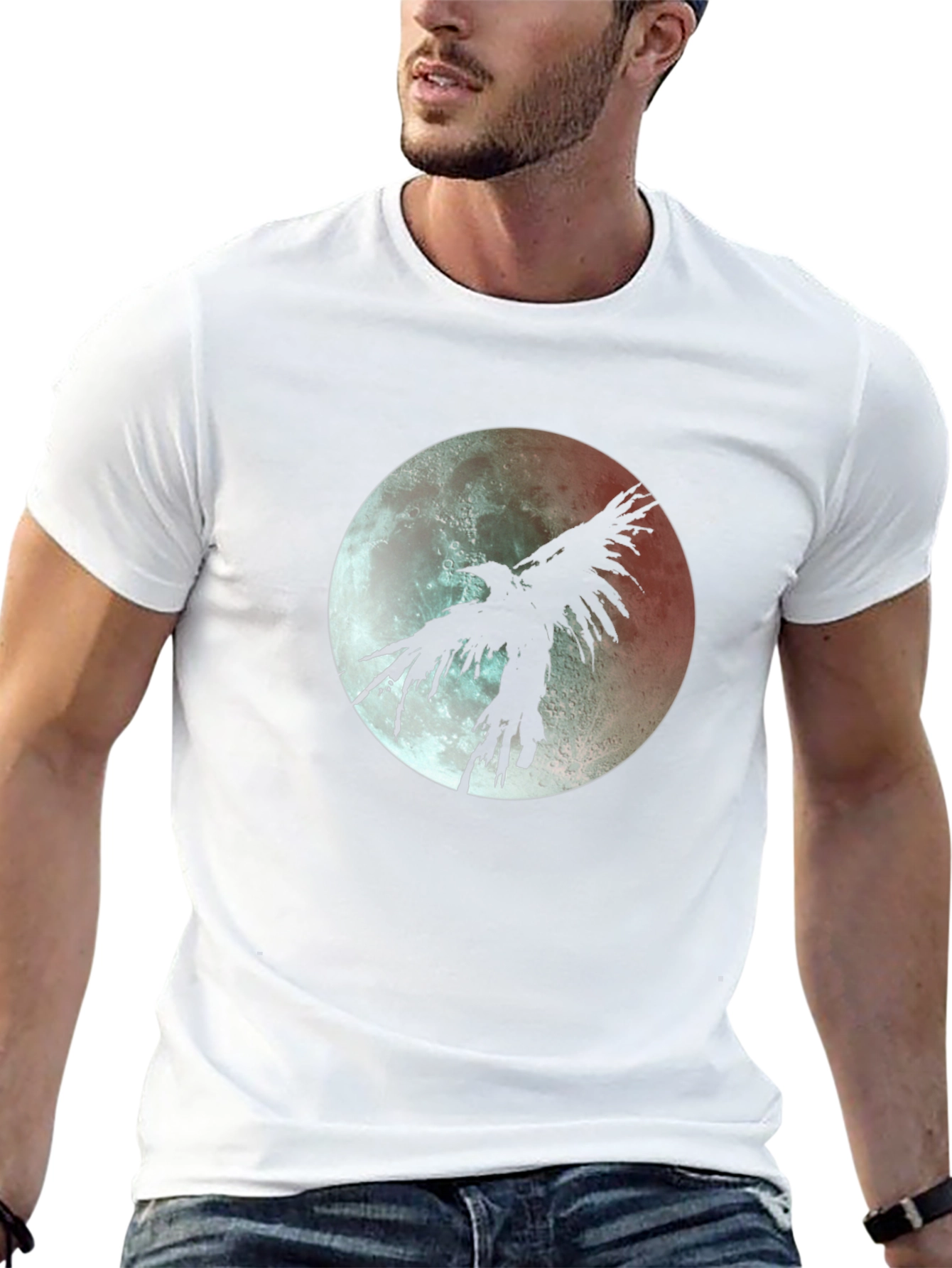 Raven Moon T-Shirt - Gothic Style Tee
