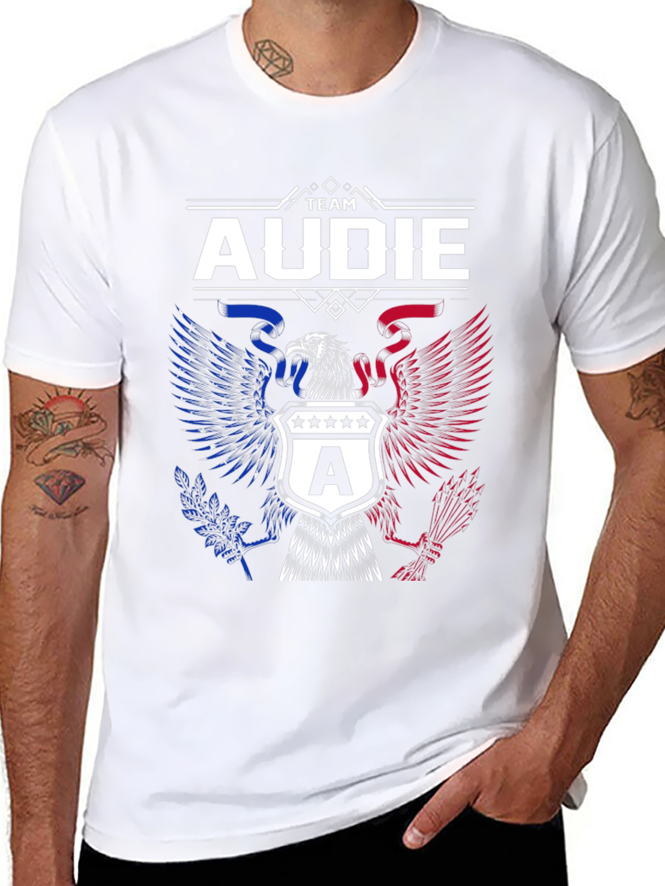 Team Audie Patriotic Eagle T-Shirt
